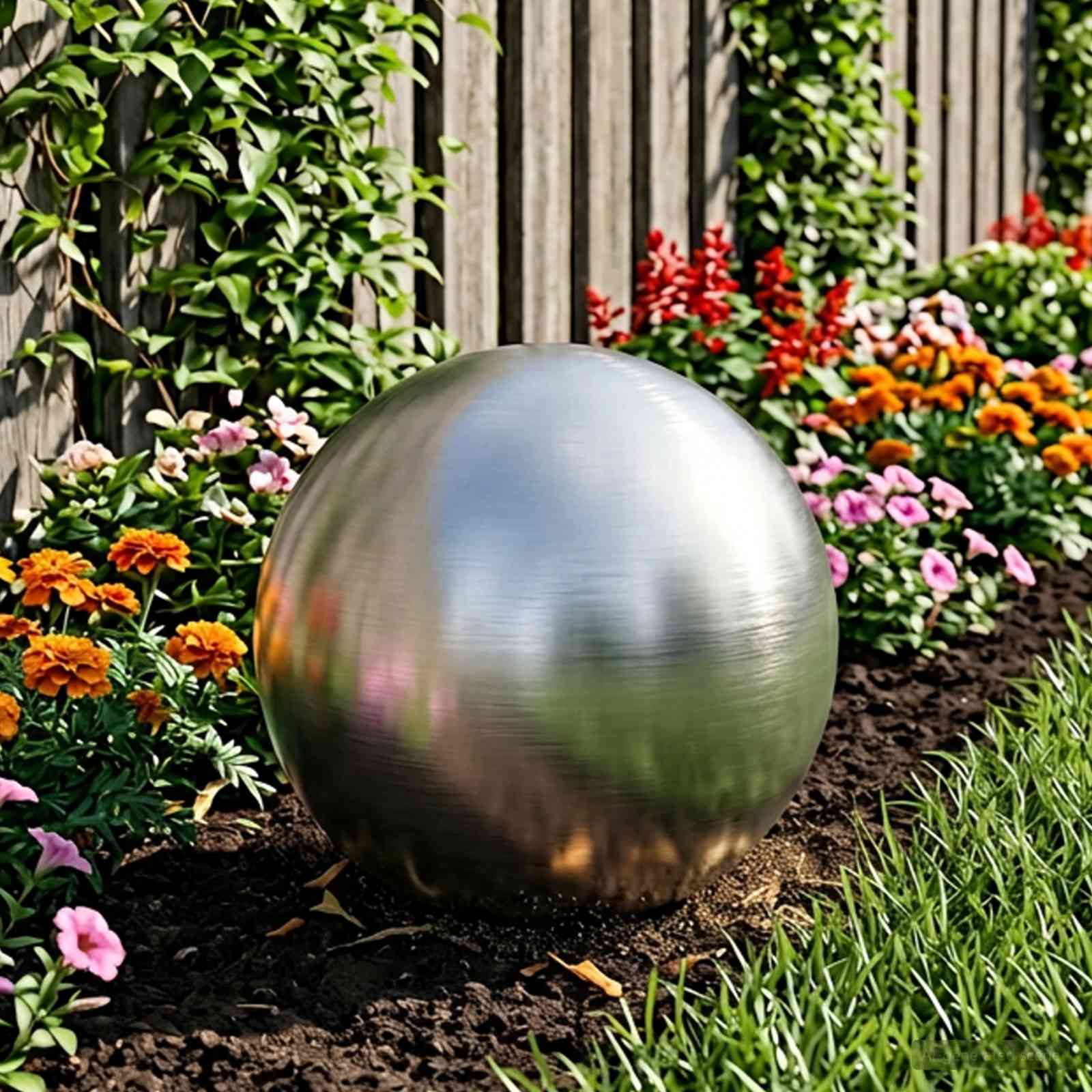 vidaXL Geborstelde Bal 8 st Ø 5 cm zilver RVS 201