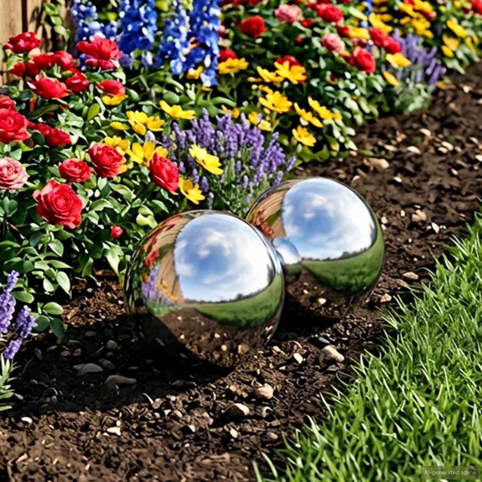 vidaXL Geborstelde Bal 8 st Ø 5 cm zilver RVS 201