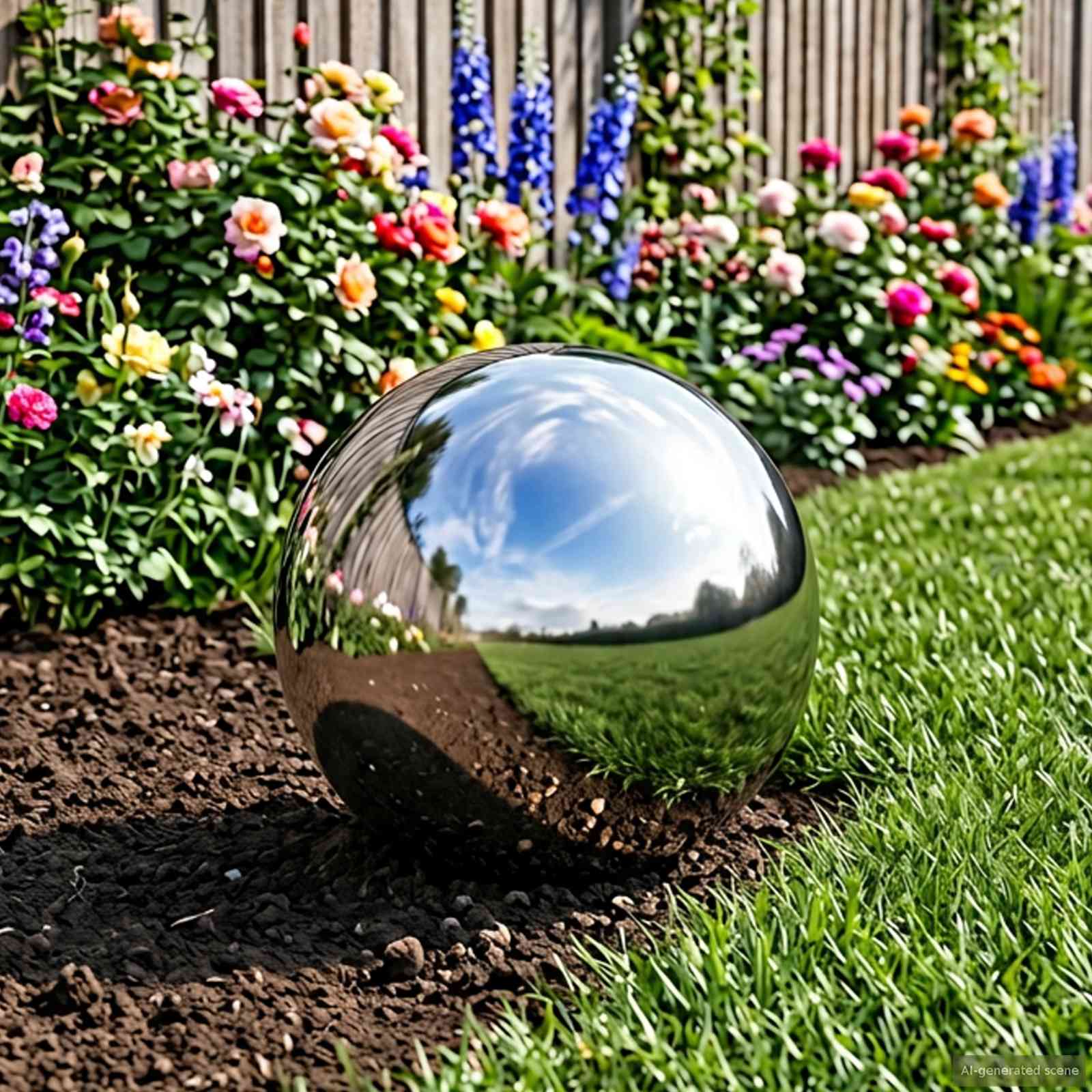 vidaXL Geborstelde Bal 8 st Ø 5 cm zilver RVS 201