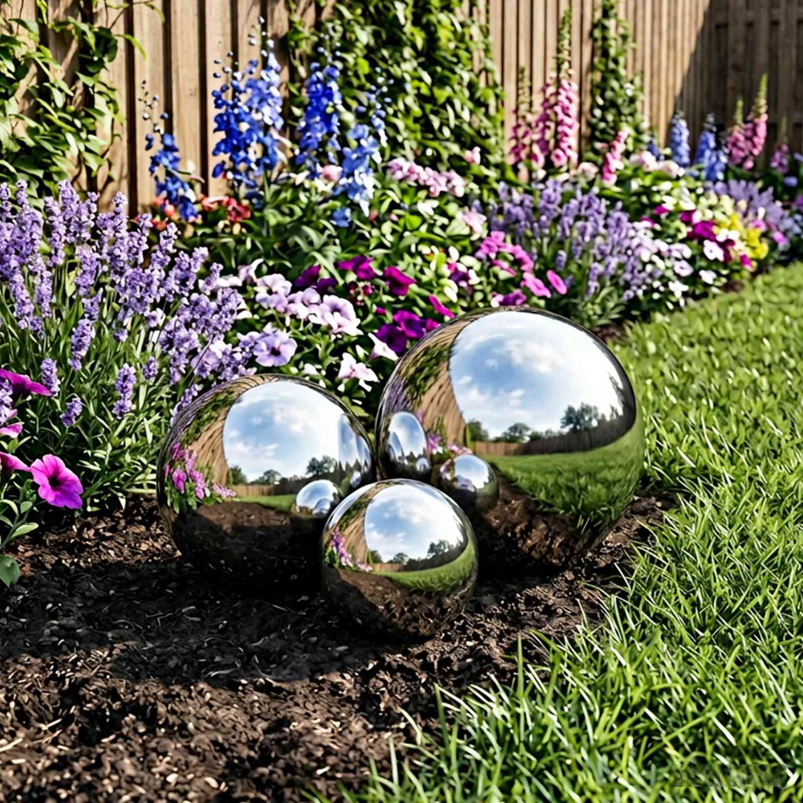 vidaXL Geborstelde Bal 8 st Ø 5 cm zilver RVS 201