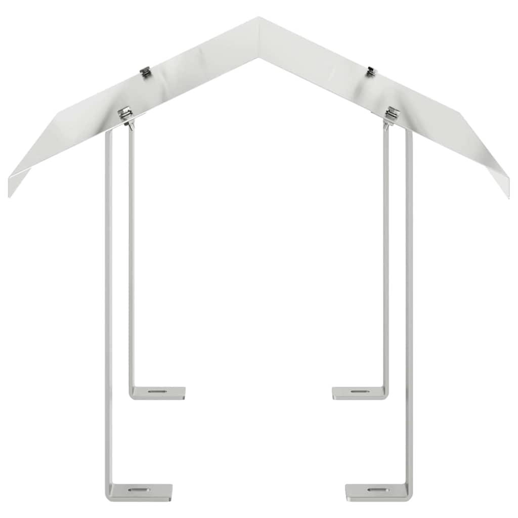 vidaXL Rookkap Zilver 40 x 40 x 37.5 cm Roestvrij staal