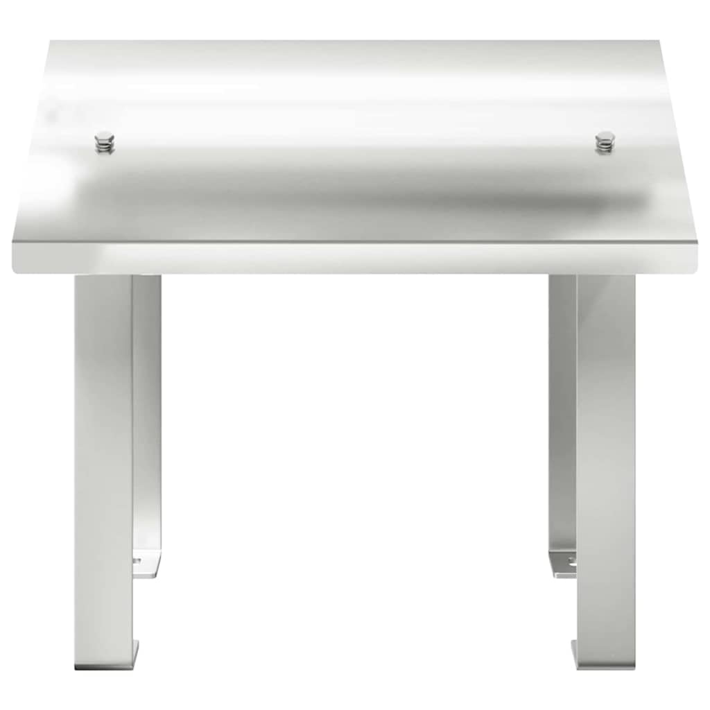 vidaXL Rookkap Zilver 40 x 40 x 37.5 cm Roestvrij staal