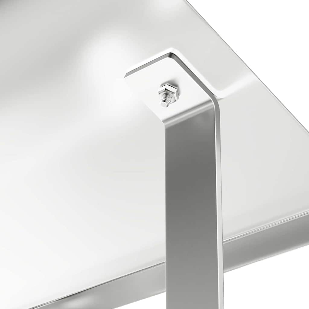vidaXL Rookkap Zilver 40 x 40 x 37.5 cm Roestvrij staal