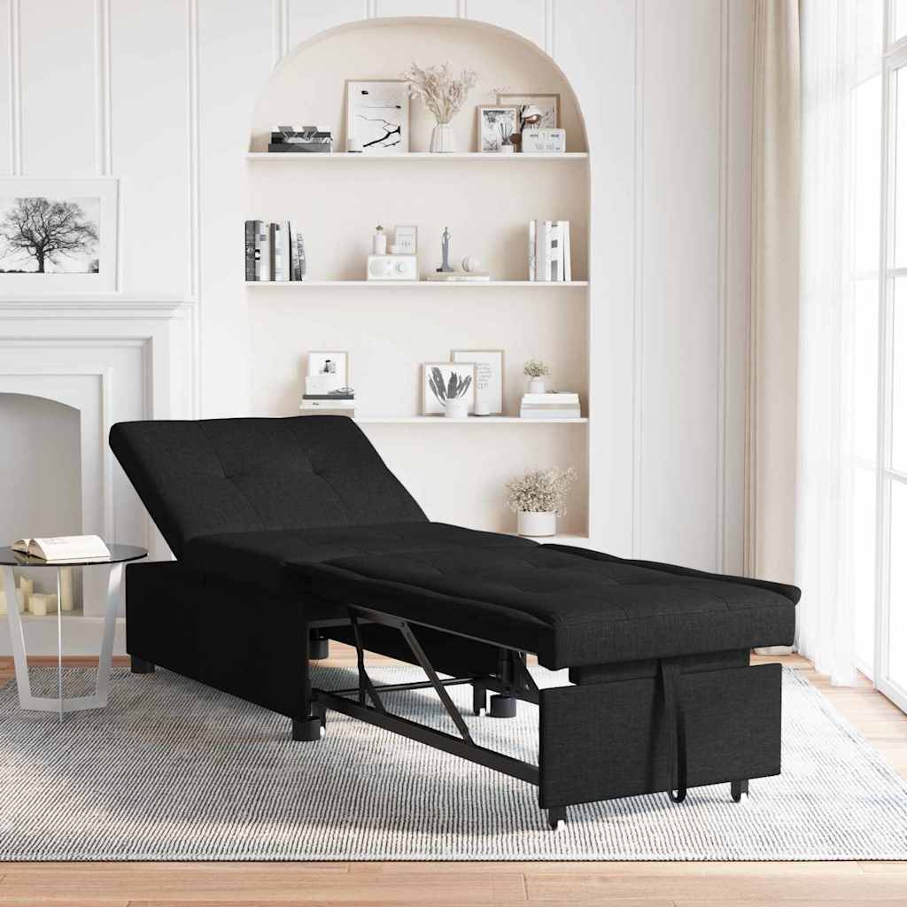 vidaXL 3-in-1 Sofa Bed - Uittrekbaar ontwerp in lichtgrijze stof
