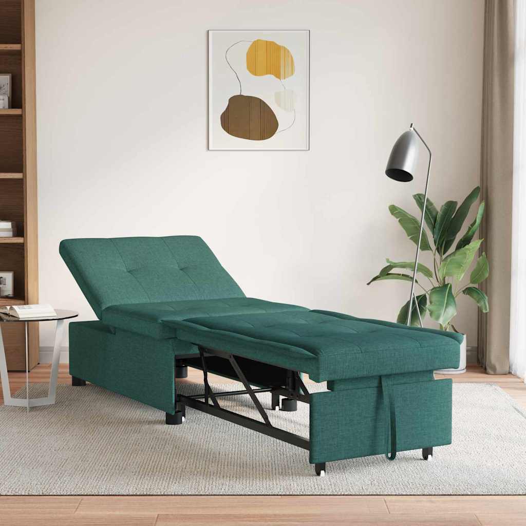 vidaXL 3-in-1 Sofa Bed - Uittrekbaar ontwerp in lichtgrijze stof