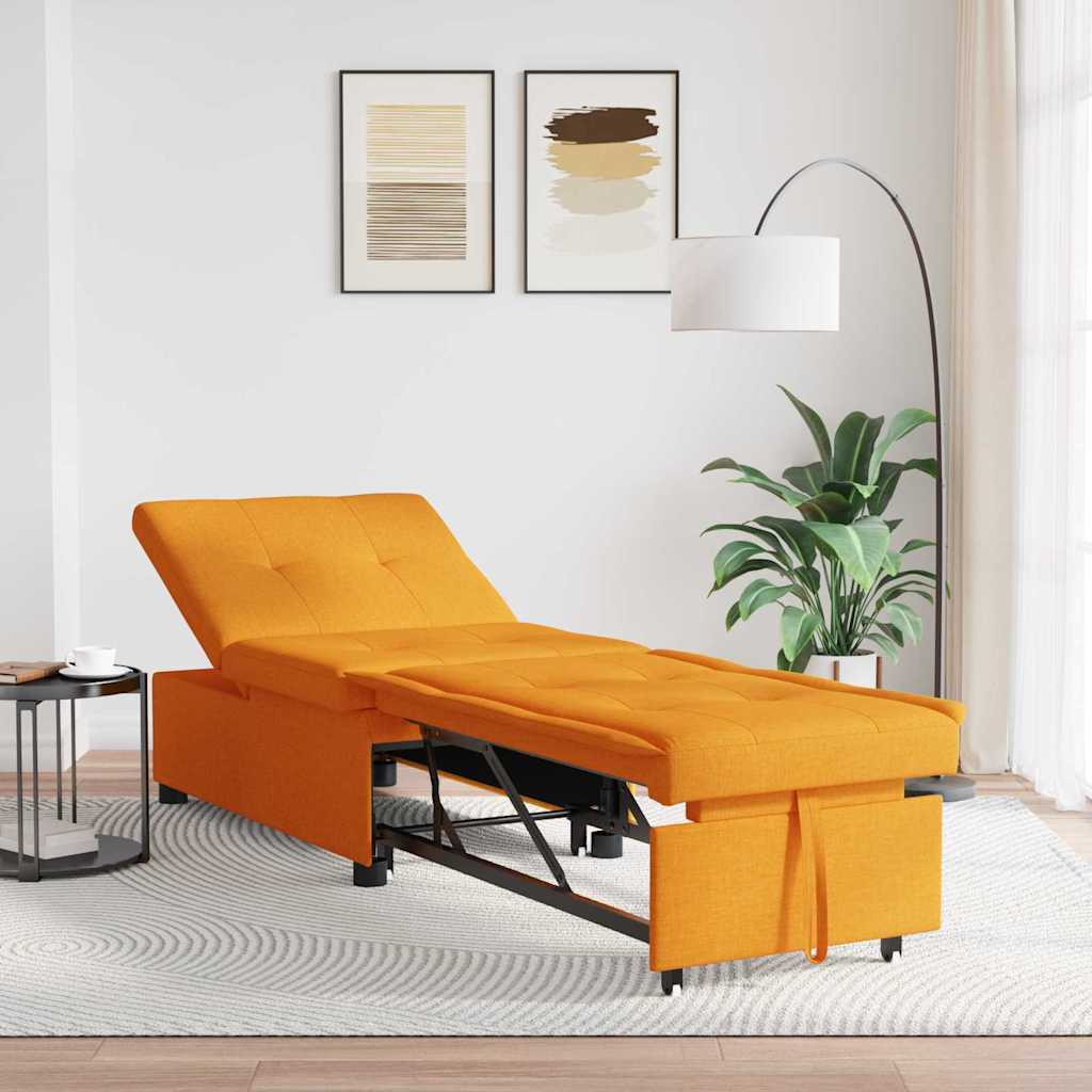 vidaXL 3-in-1 Sofa Bed - Uittrekbaar ontwerp in lichtgrijze stof