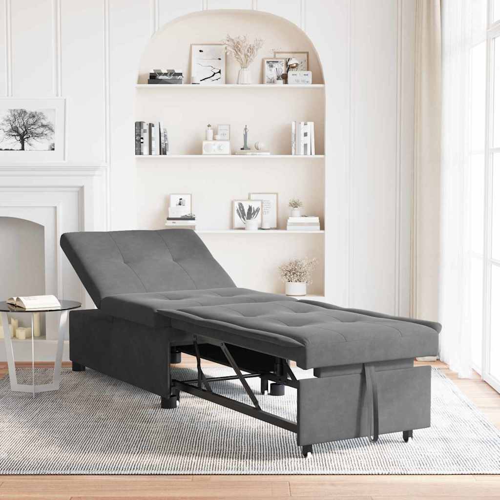 vidaXL 3-in-1 Uittrekbare Sofa Bed in Taupe Stof