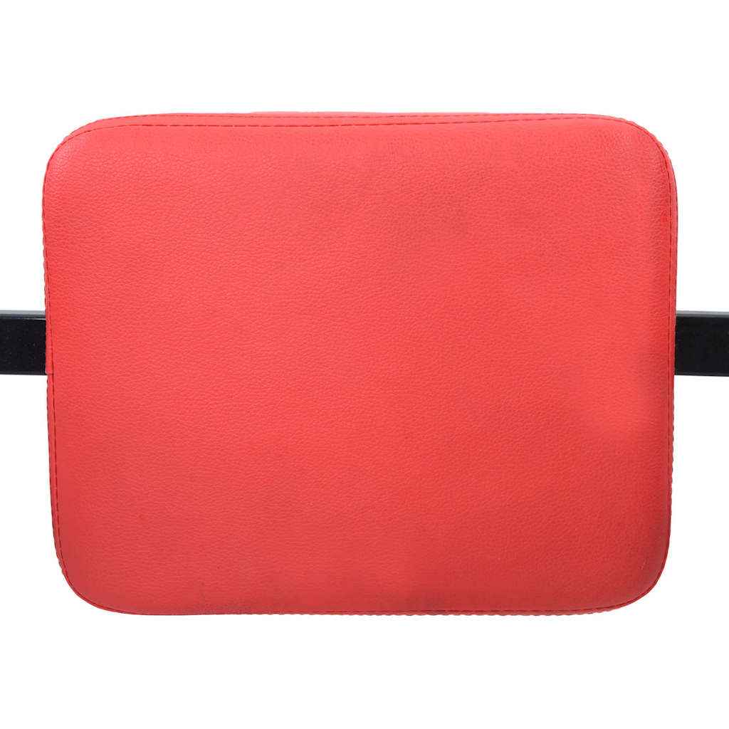 VidaXL Dip station Zwart en Rood 72,5 x 70 x 31 cm Gepoedercoat staal