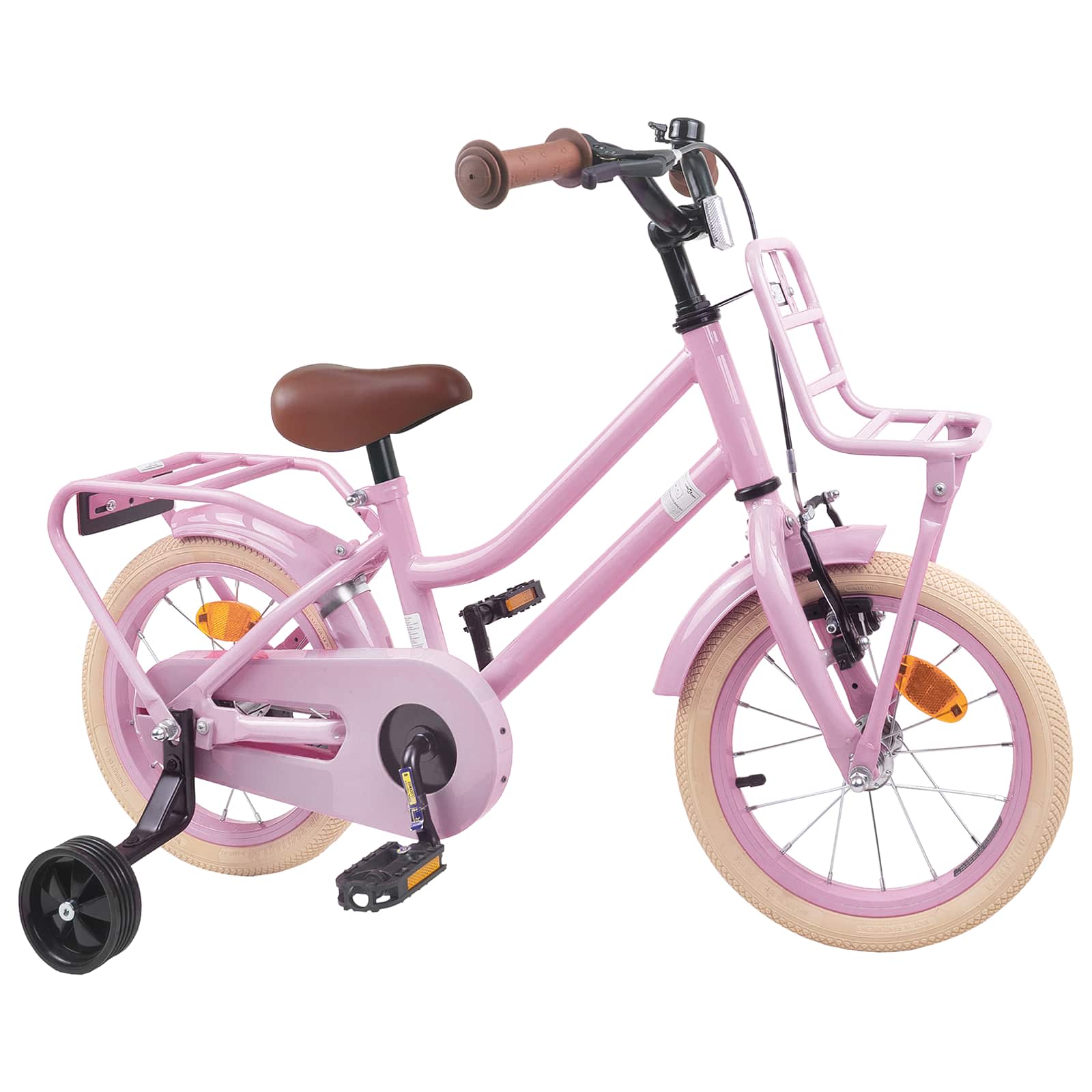 vidaXL Kinderfiets 20 Inch voor 6-11 jaar oud Lichtroze