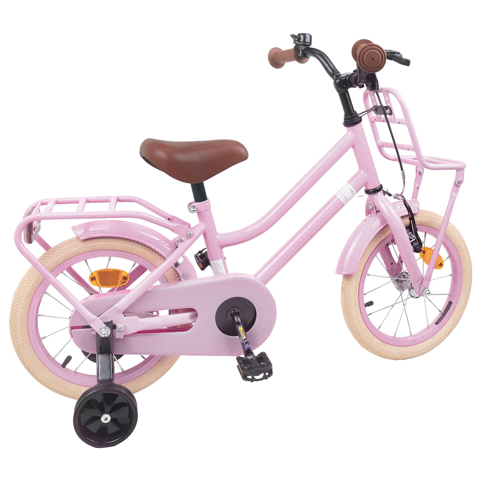 vidaXL Kinderfiets 20 Inch voor 6-11 jaar oud Lichtroze