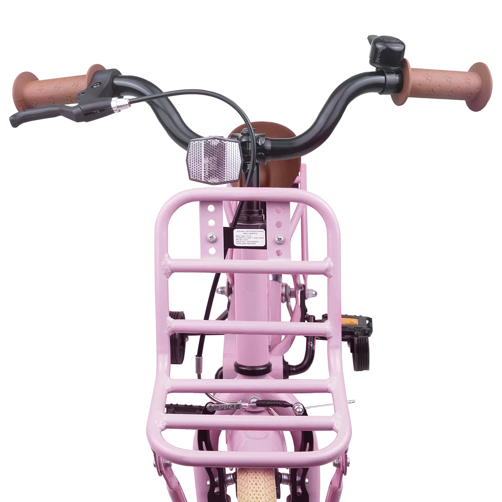 vidaXL Kinderfiets 20 Inch voor 6-11 jaar oud Lichtroze