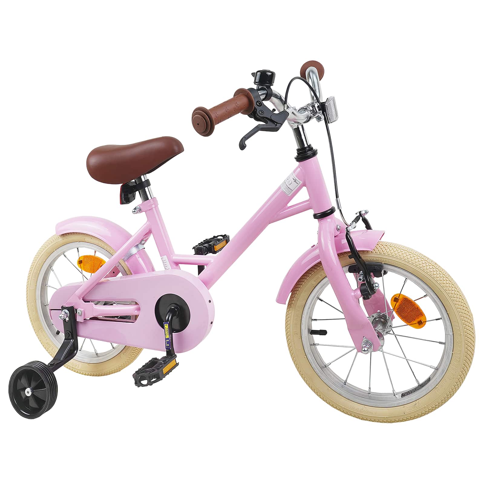 vidaXL Kinderfiets 20 Inch voor 6-11 jaar oud Lichtroze