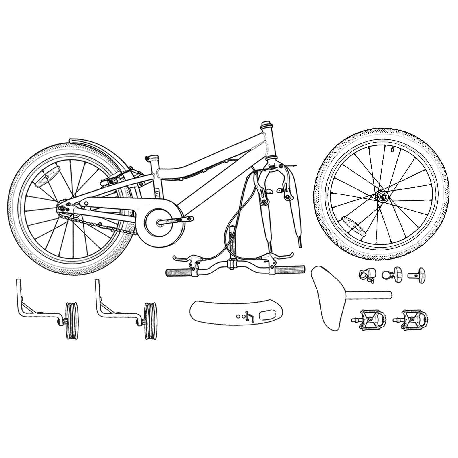 vidaXL Kinderfiets 20 Inch voor 6-11 jaar oud Lichtroze