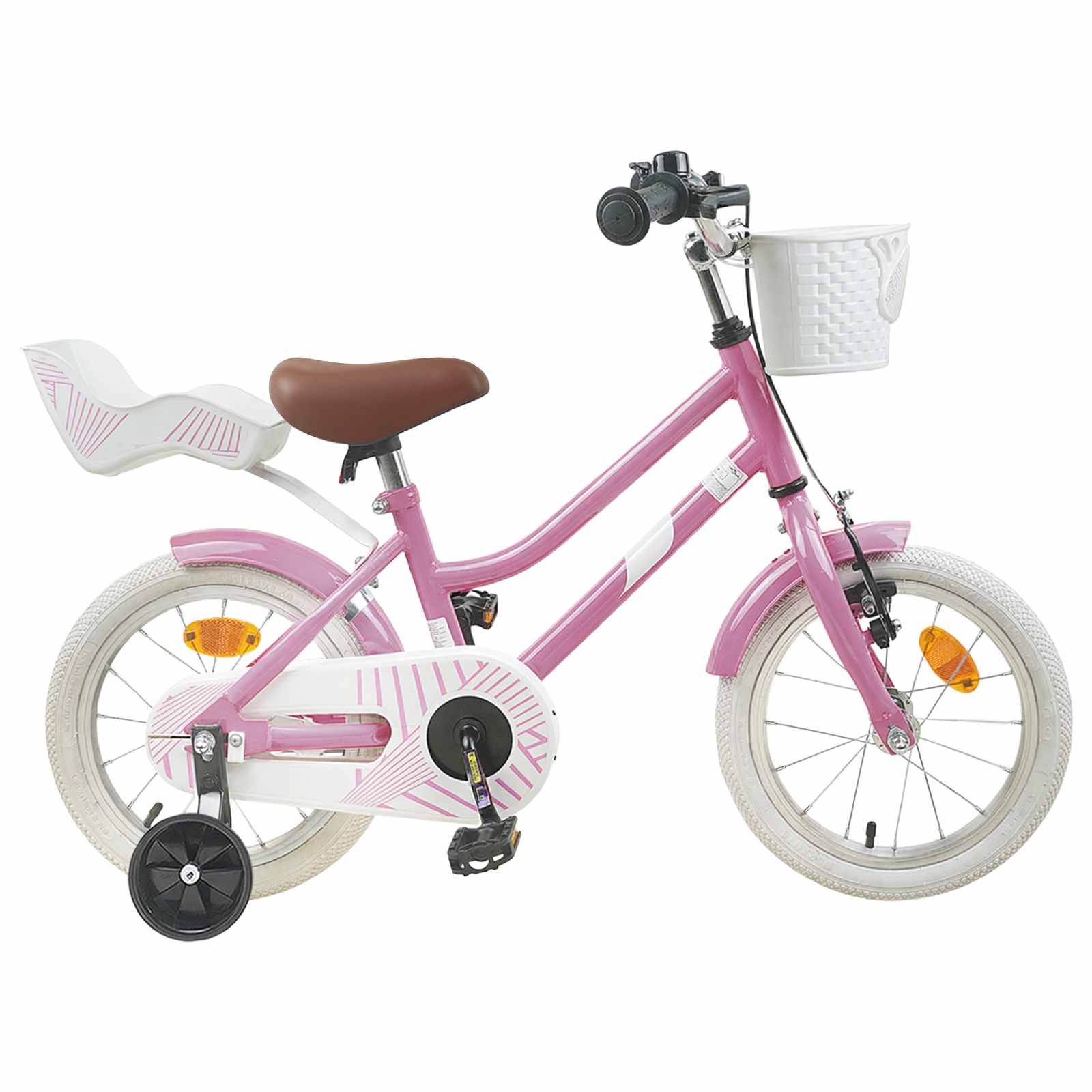 vidaXL Kinderfiets 12 Inch voor 2-4 jaar oud Paars