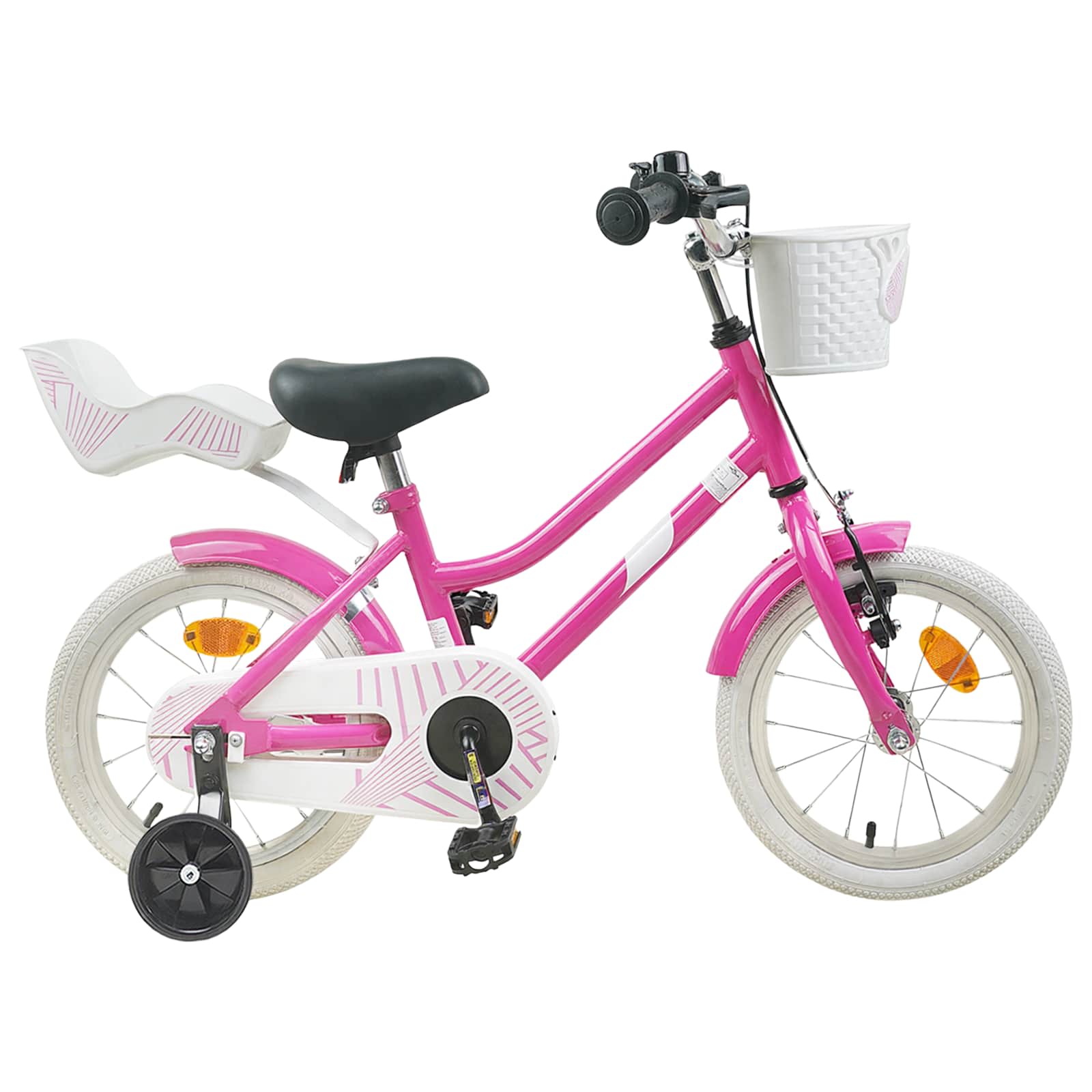 vidaXL Kinderfiets 12 Inch voor 2-4 jaar oud Paars