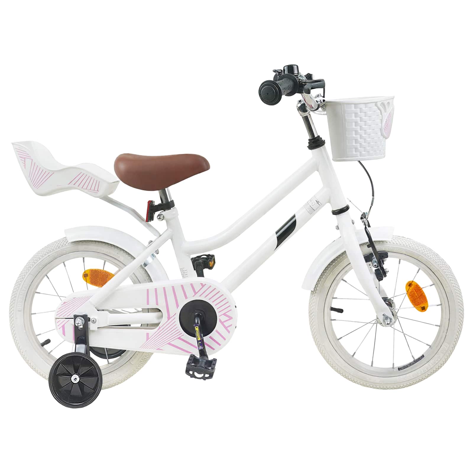 vidaXL Kinderfiets 12 Inch voor 2-4 jaar oud Paars