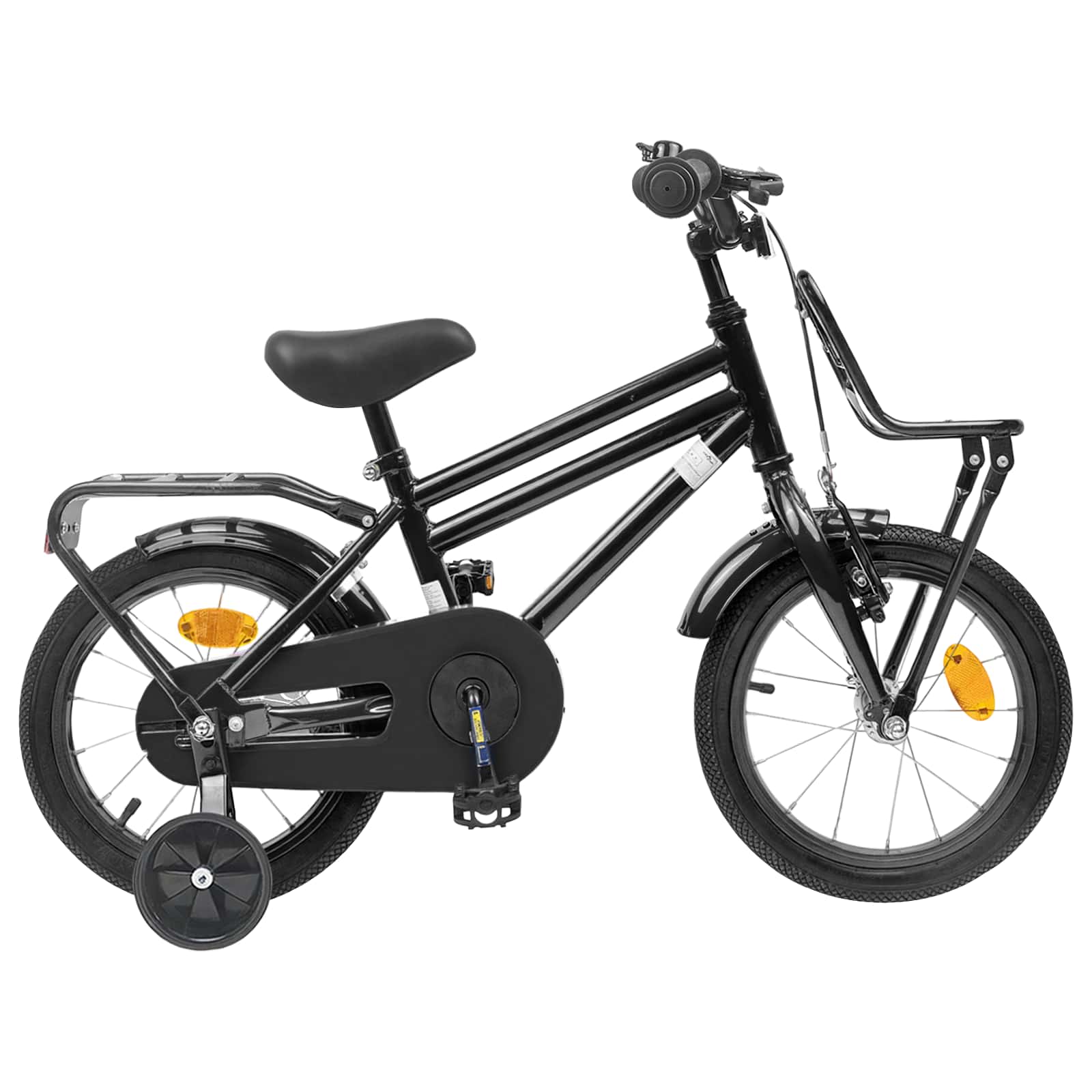 vidaXL Kinderfiets 20 Inch voor 6-11 jaar oud Zwart