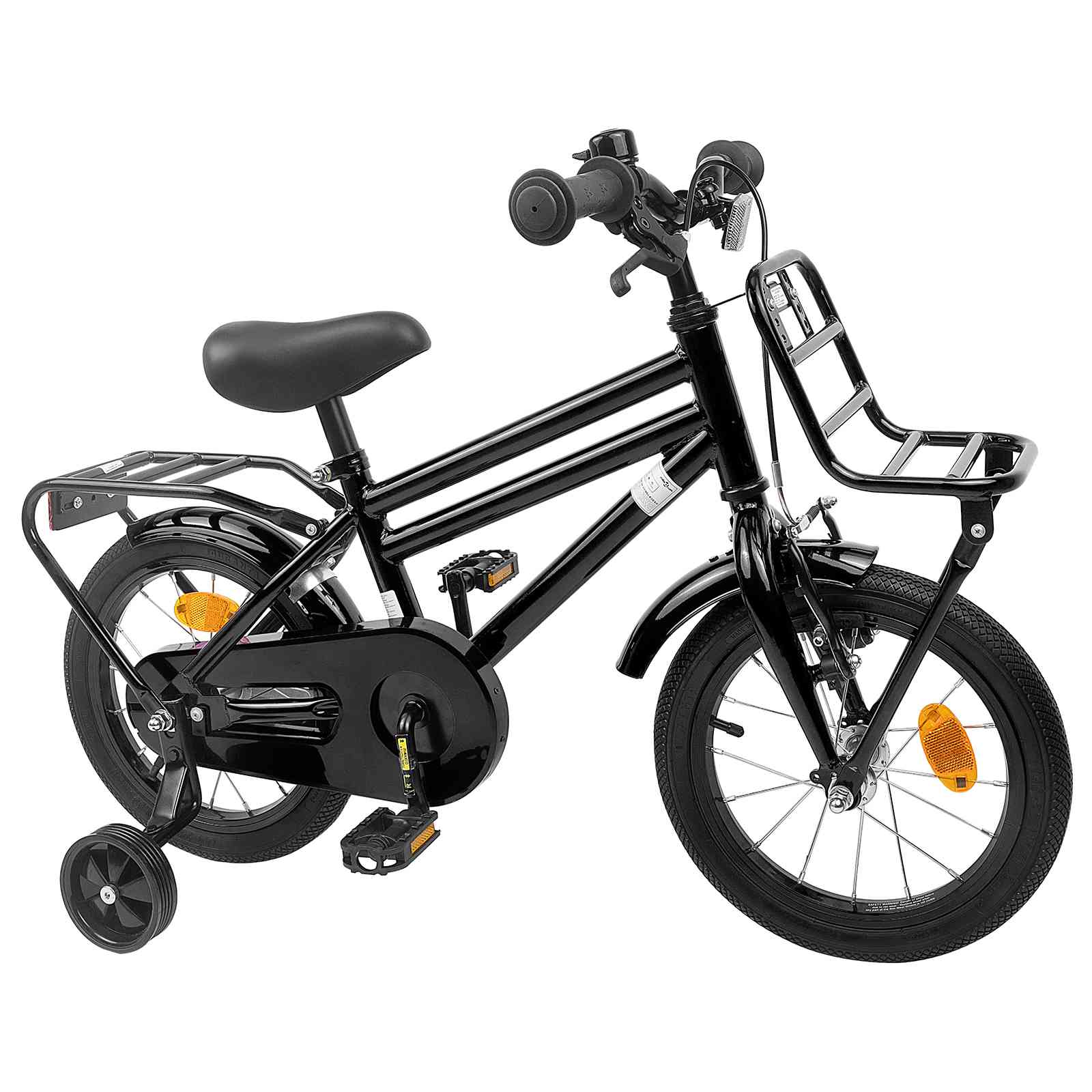 vidaXL Kinderfiets 20 Inch voor 6-11 jaar oud Zwart