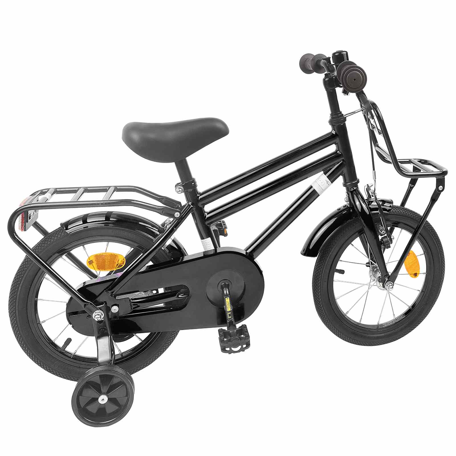 vidaXL Kinderfiets 20 Inch voor 6-11 jaar oud Zwart