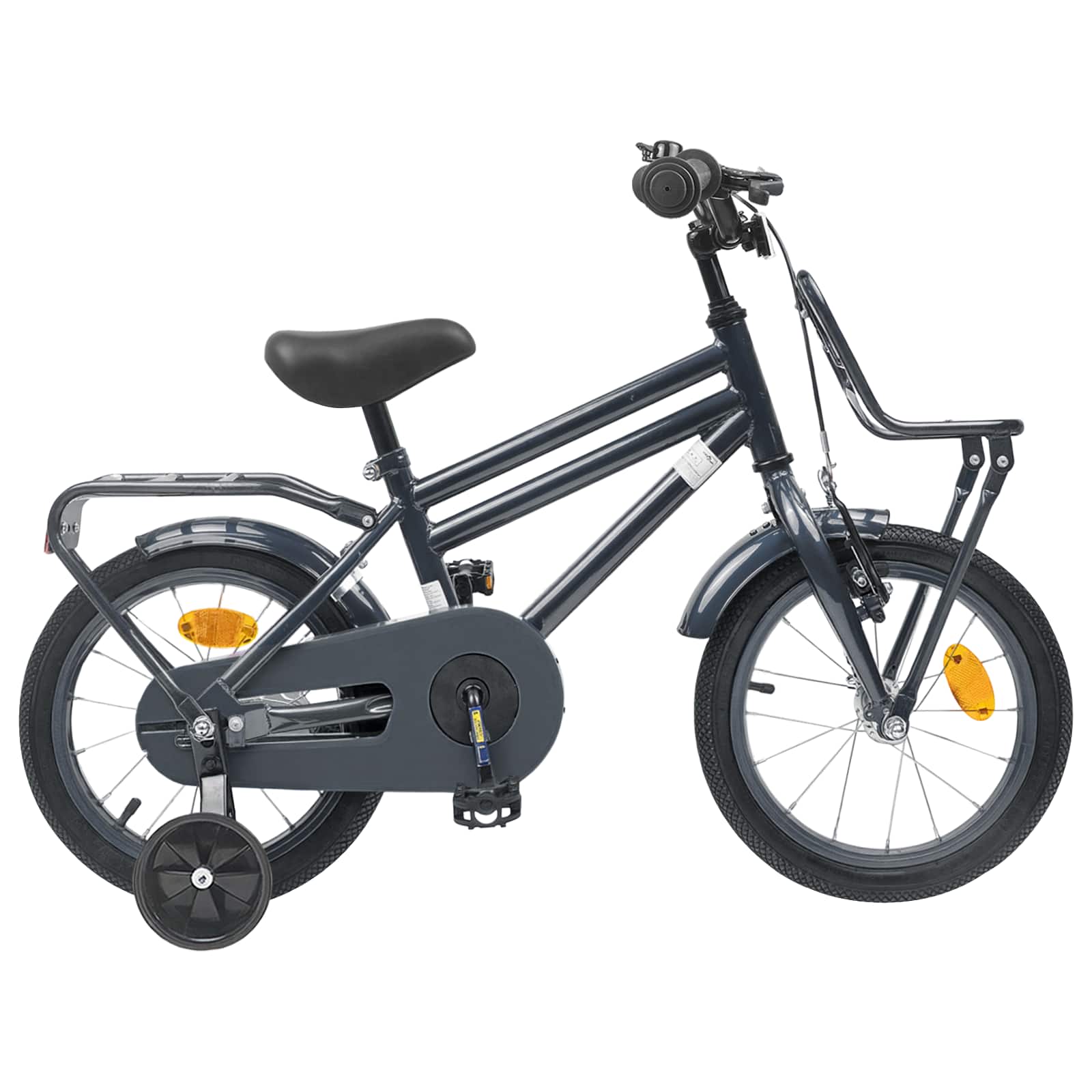 vidaXL Kinderfiets 20 Inch voor 6-11 jaar oud Zwart