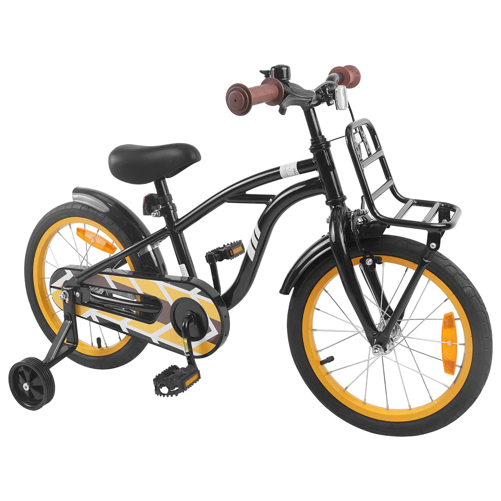vidaXL Kinderfiets 22 Inch voor 7-12 jaar oud Wit