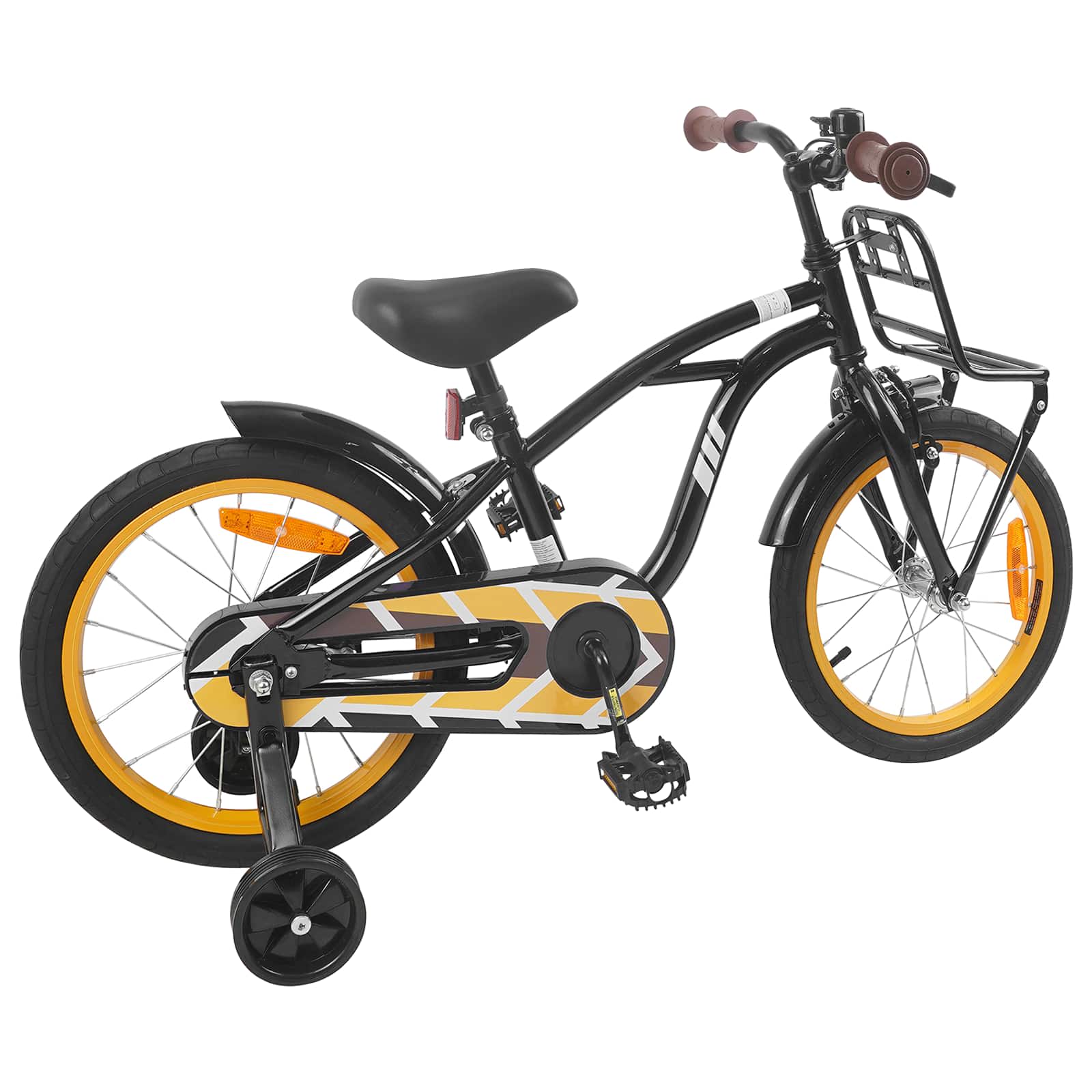 vidaXL Kinderfiets 22 Inch voor 7-12 jaar oud Wit