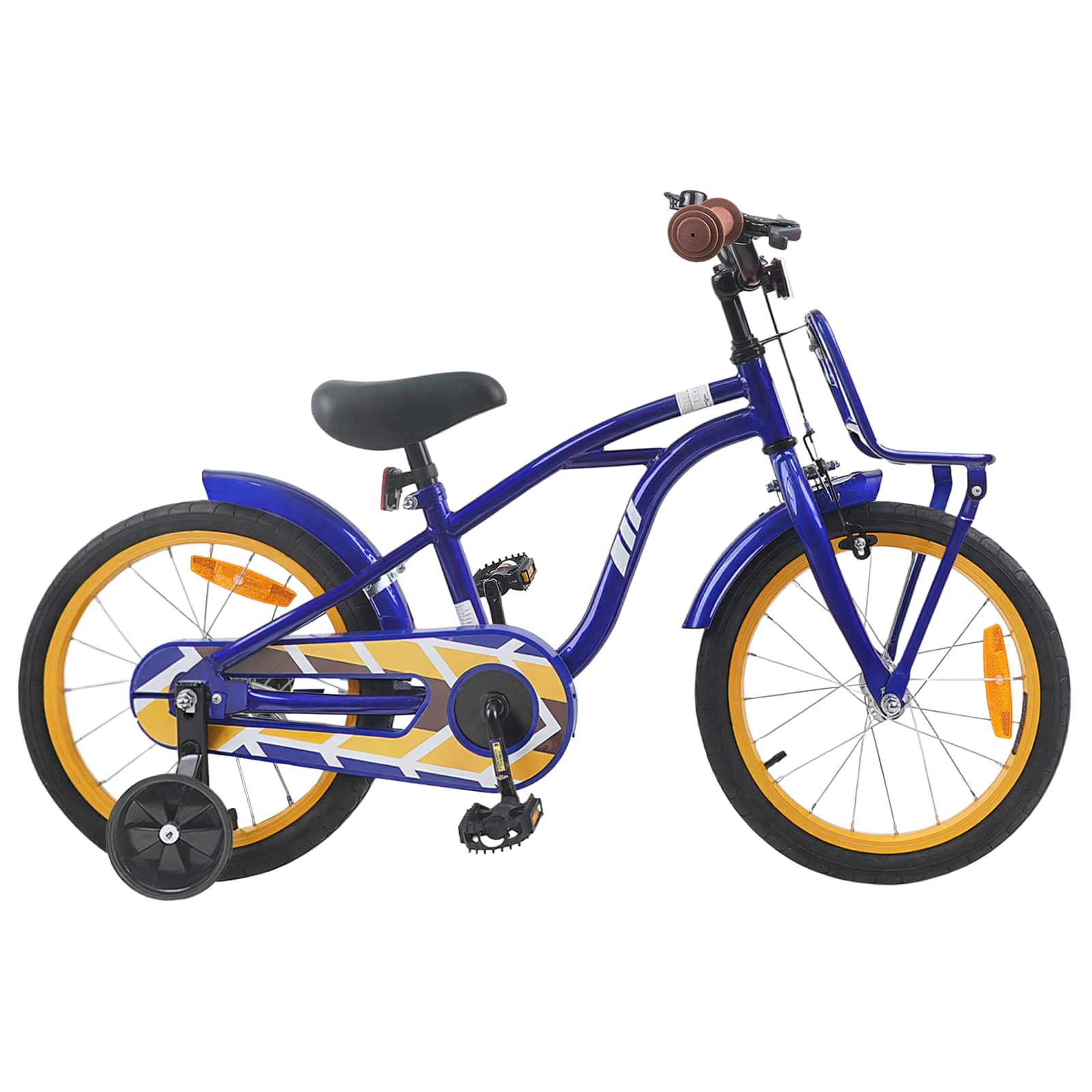 vidaXL Kinderfiets 22 Inch voor 7-12 jaar oud Wit