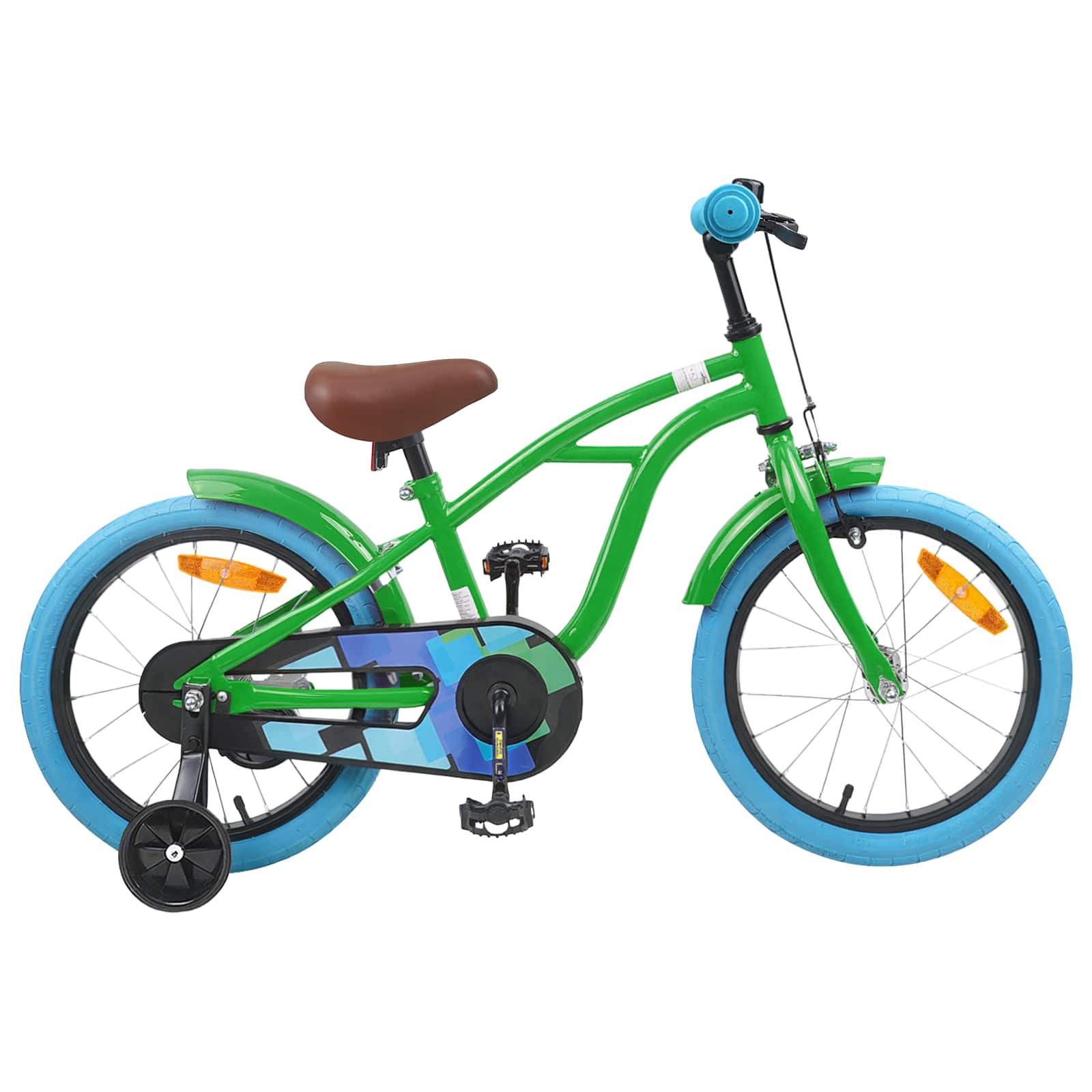 vidaXL Kinderfiets 20 Inch voor 6-11 jaar oud Zwart