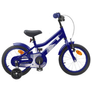 vidaXL Kinderfiets 12 Inch voor 2-4 jaar oud Donkerblauw