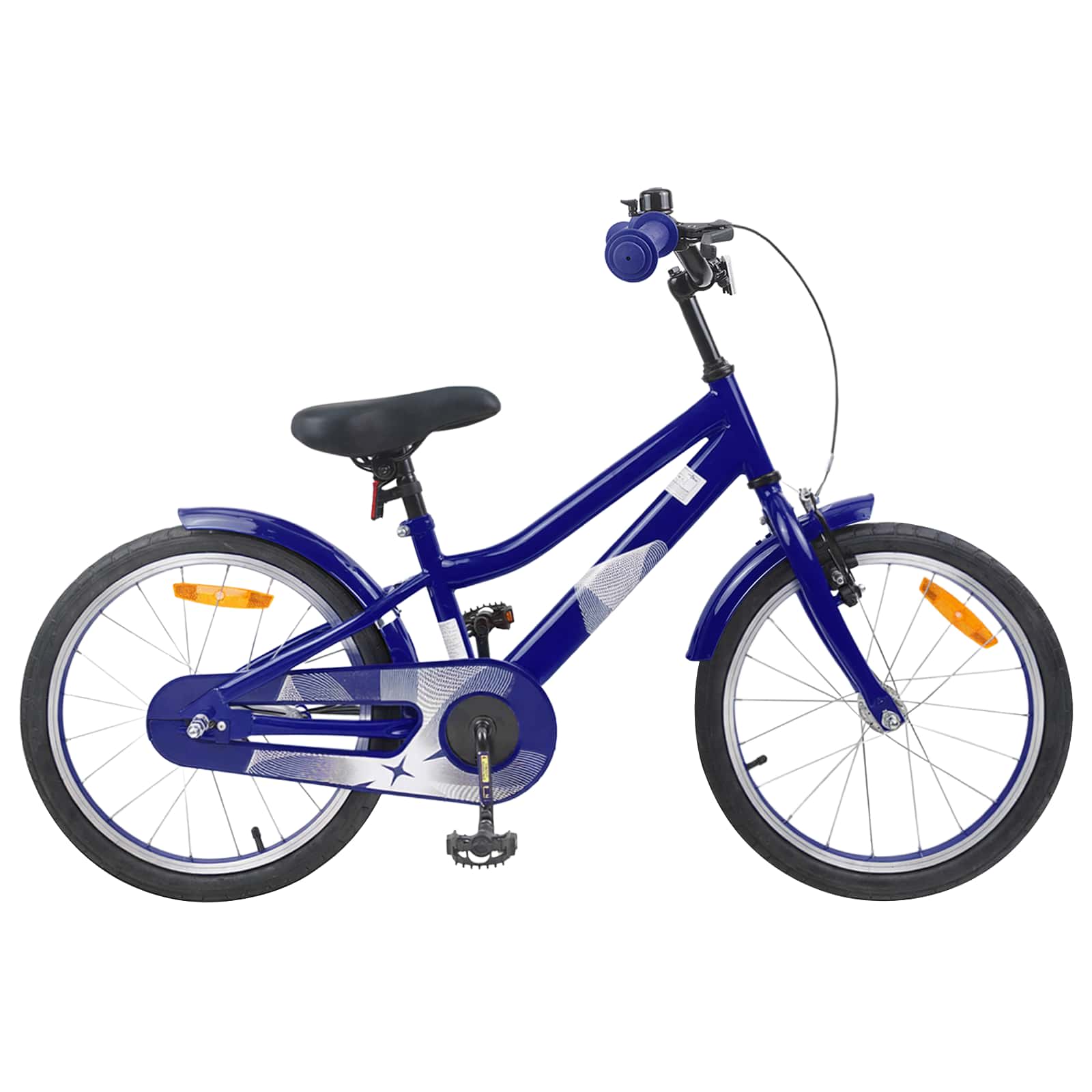 vidaXL Kinderfiets 12 Inch voor 2-4 jaar oud Donkerblauw