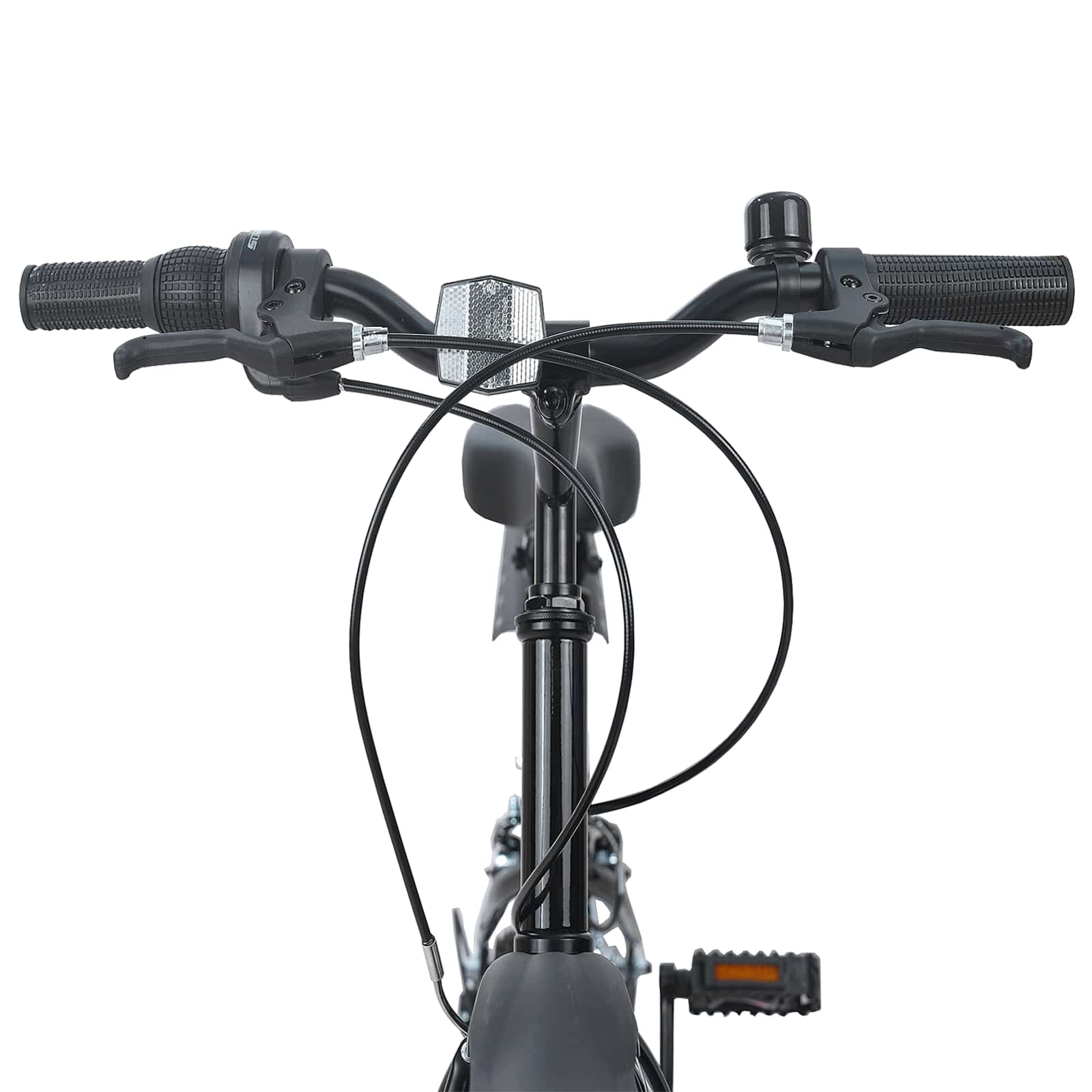 vidaXL Kinderfiets 20 Inch 6-Speed voor 6-11 jaar oud Zwart