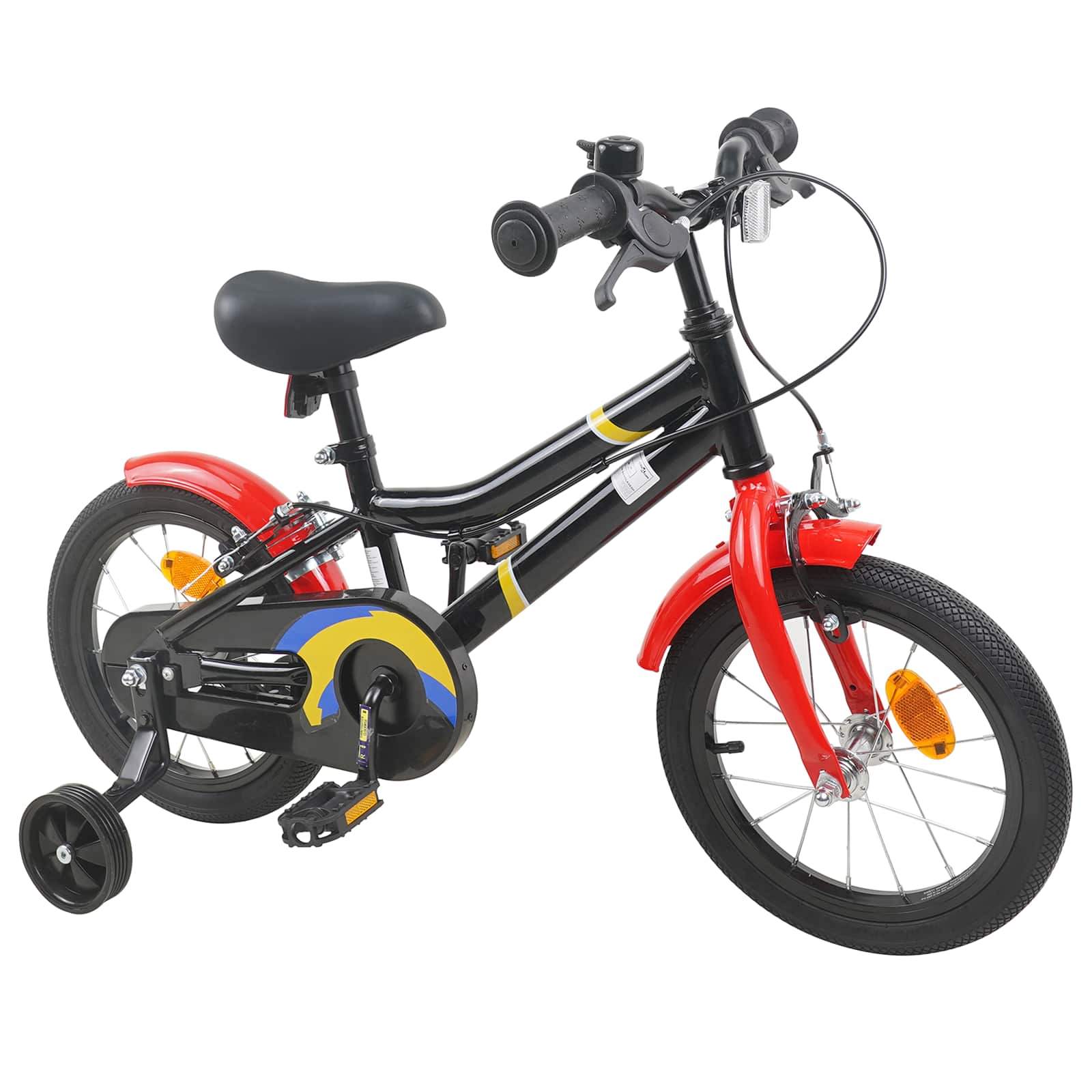 vidaXL Kinderfiets 20 Inch voor 6-11 jaar oud Blauw Wit