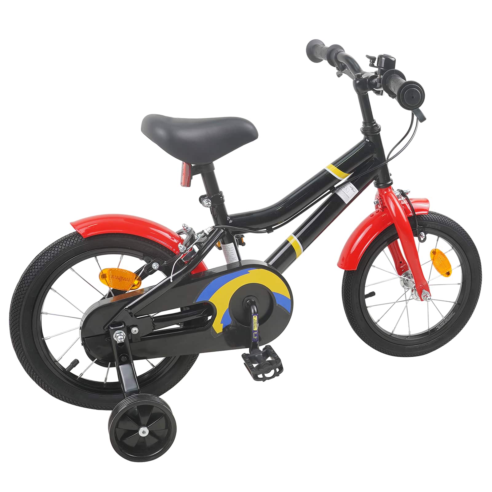 vidaXL Kinderfiets 20 Inch voor 6-11 jaar oud Blauw Wit