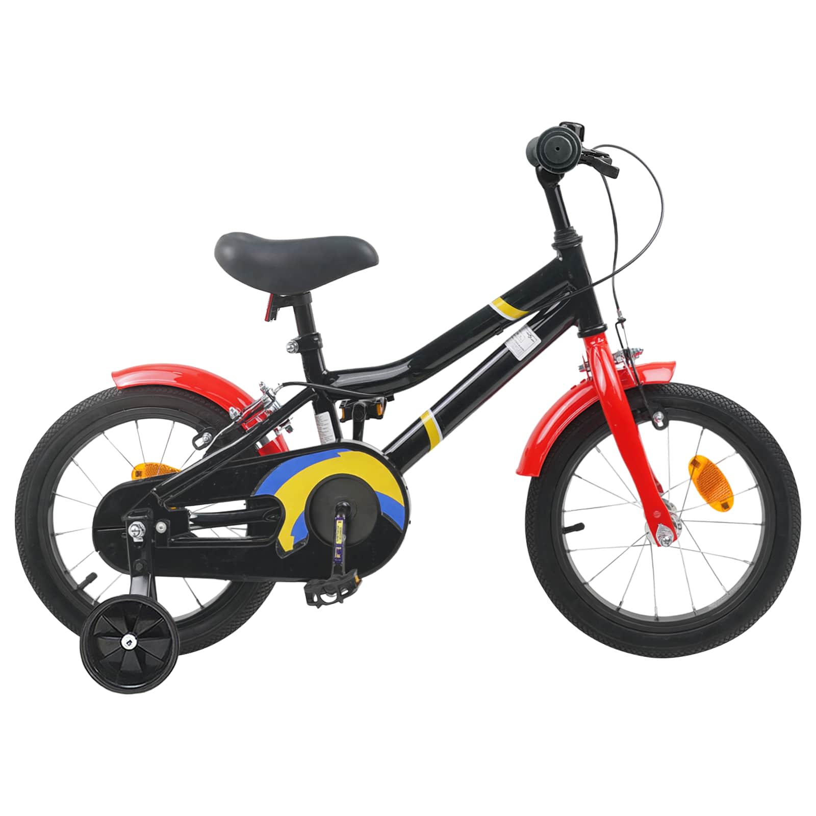 vidaXL Kinderfiets 20 Inch voor 6-11 jaar oud Blauw Wit