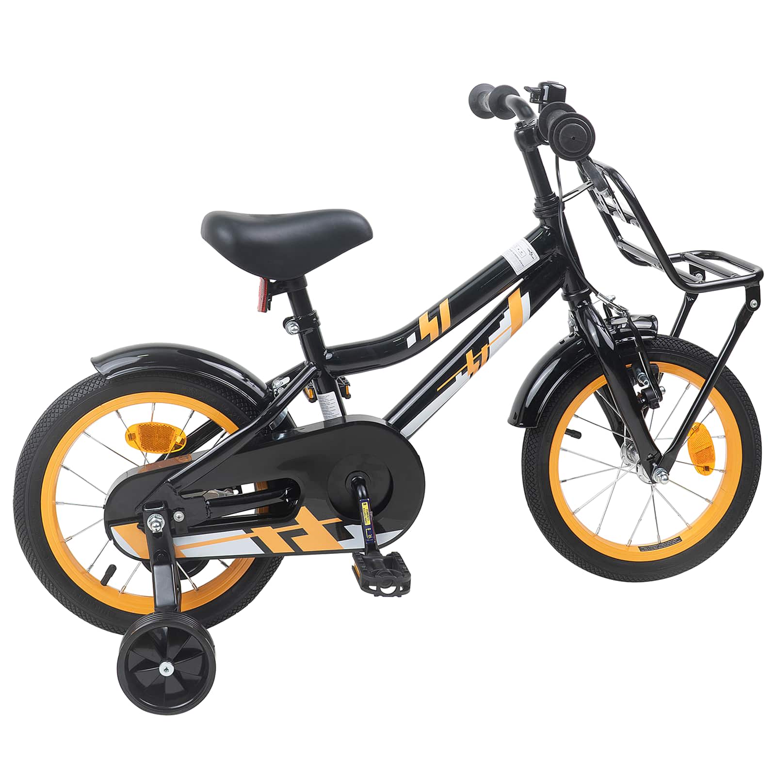 vidaXL Kinderfiets 20 Inch voor 6-11 jaar oud Oranje Zwart