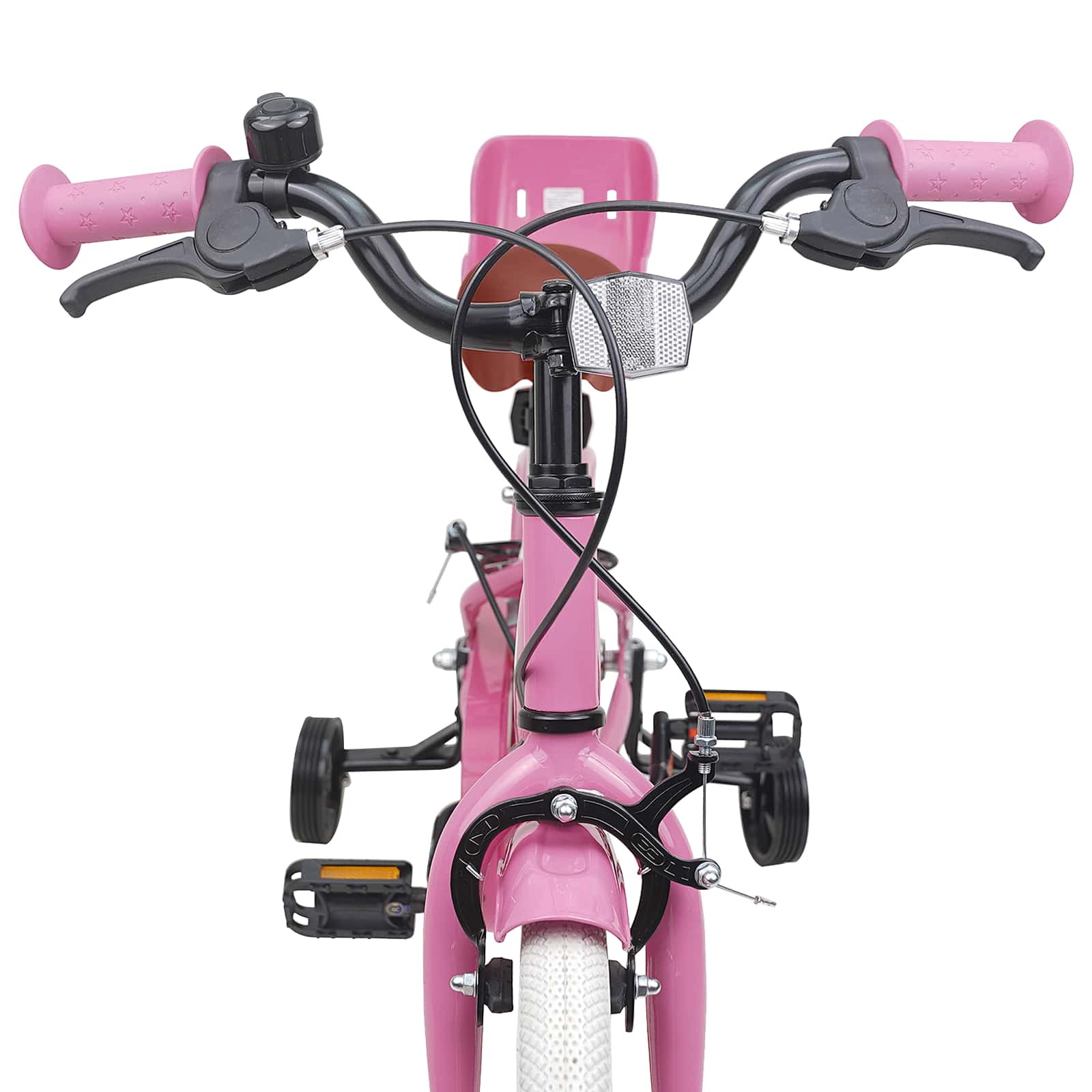 vidaXL Kinderfiets 12 Inch voor 2-4 jaar oud Lichtroze