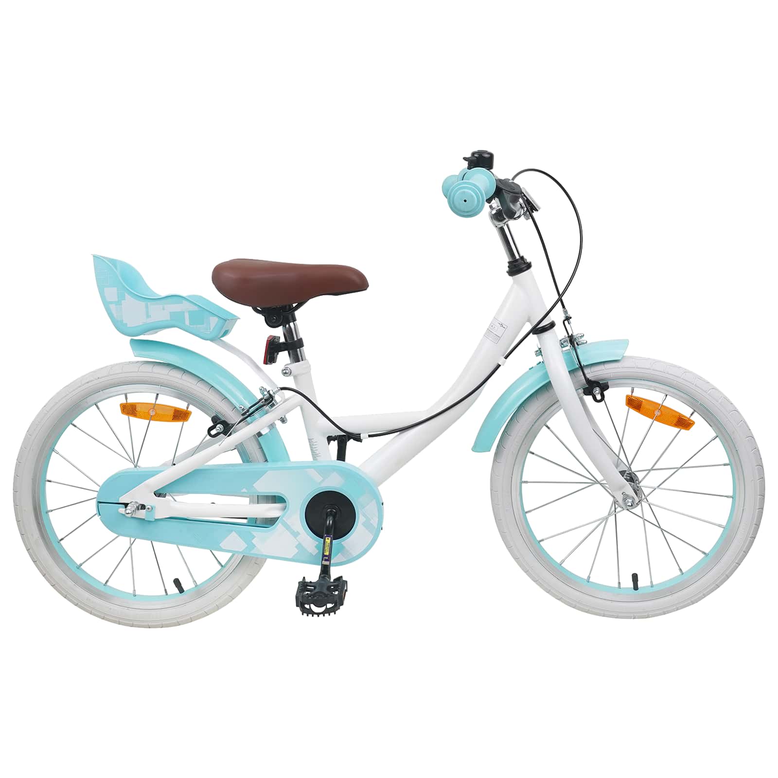 vidaXL Kinderfiets 12 Inch voor 2-4 jaar oud Lichtroze