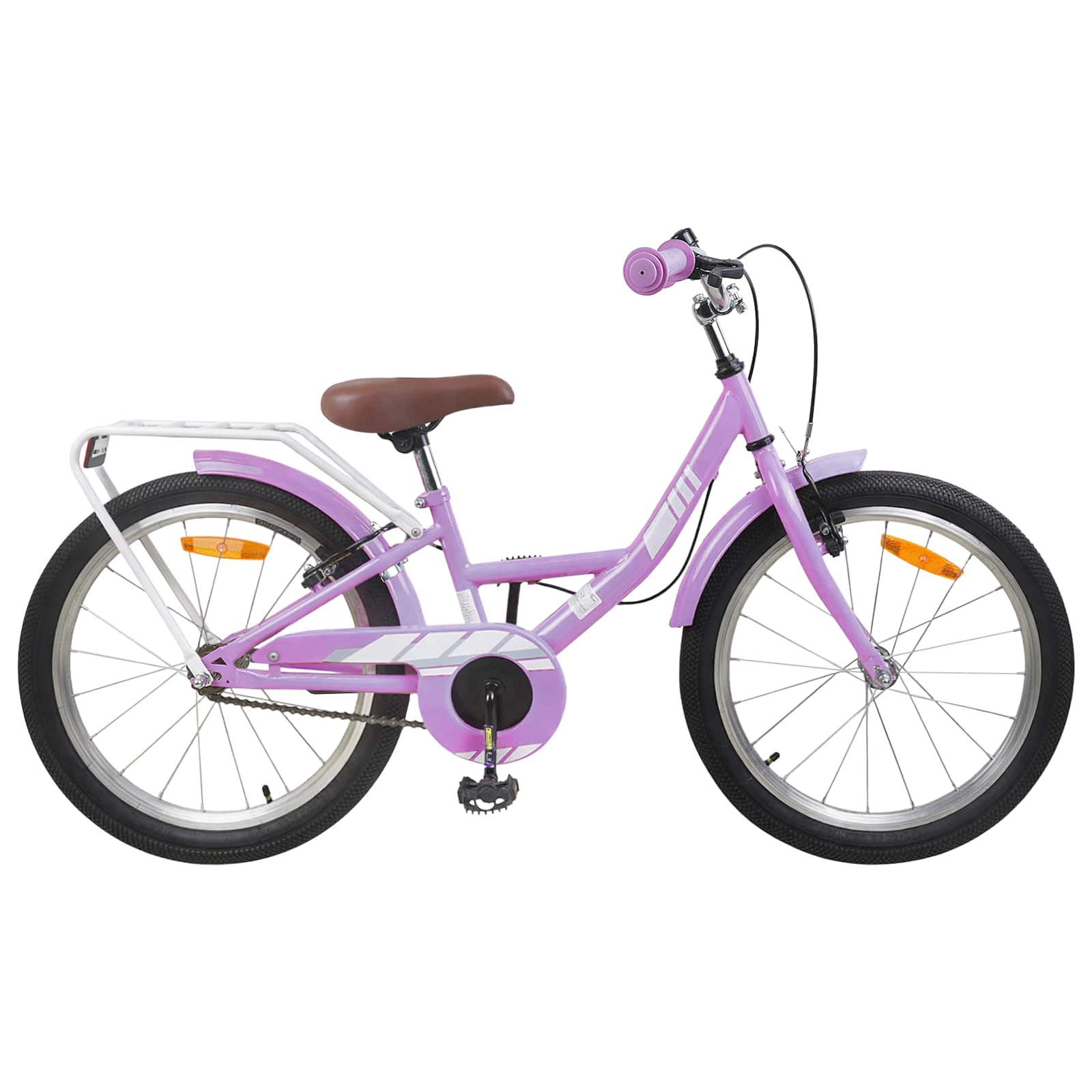 vidaXL Kinderfiets 18 Inch voor 5-7 jaar Paars