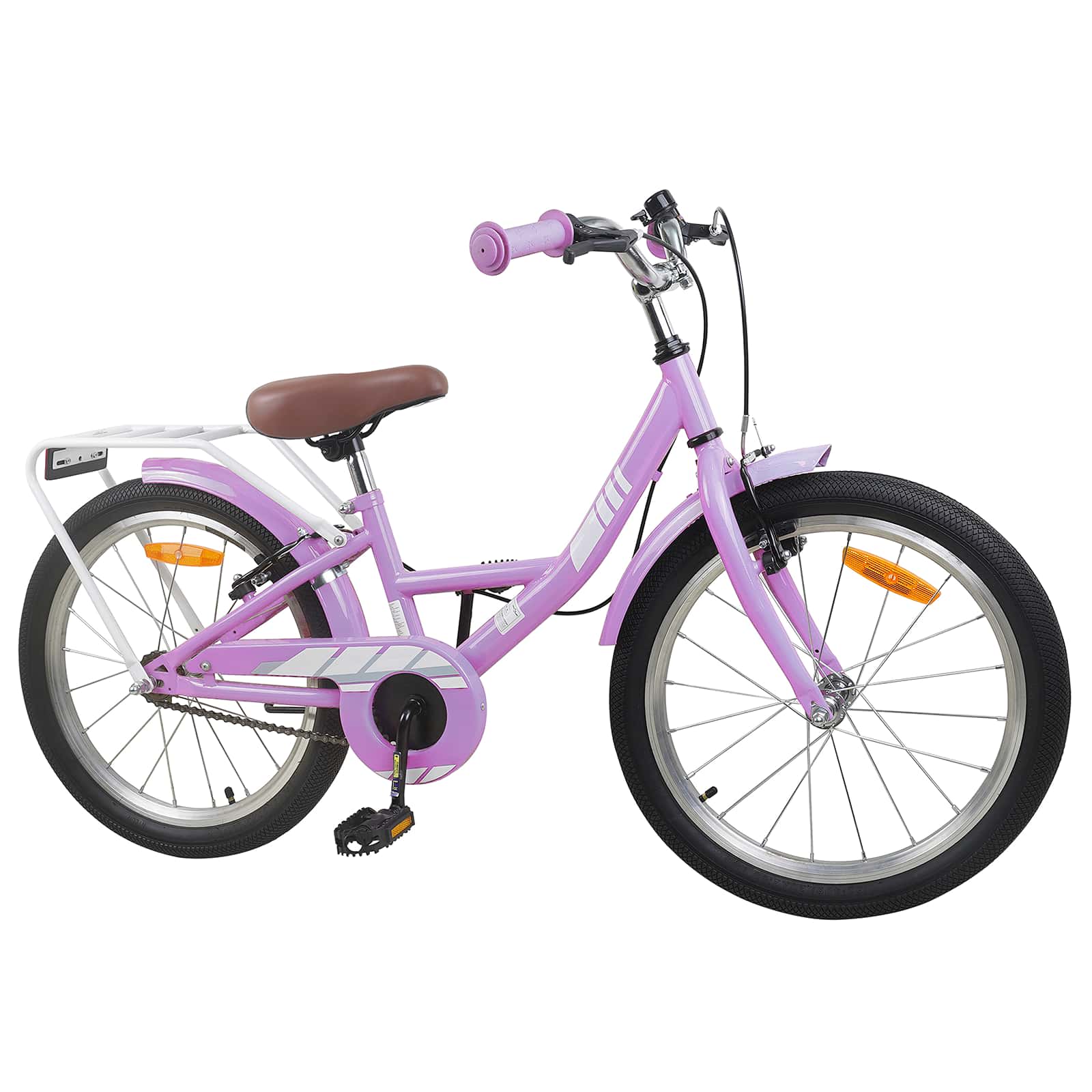 vidaXL Kinderfiets 18 Inch voor 5-7 jaar Paars