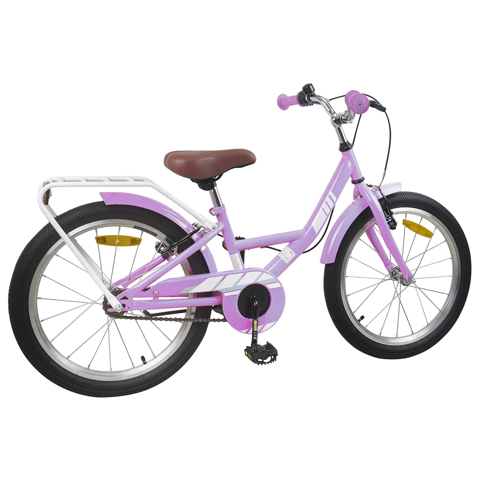 vidaXL Kinderfiets 18 Inch voor 5-7 jaar Paars