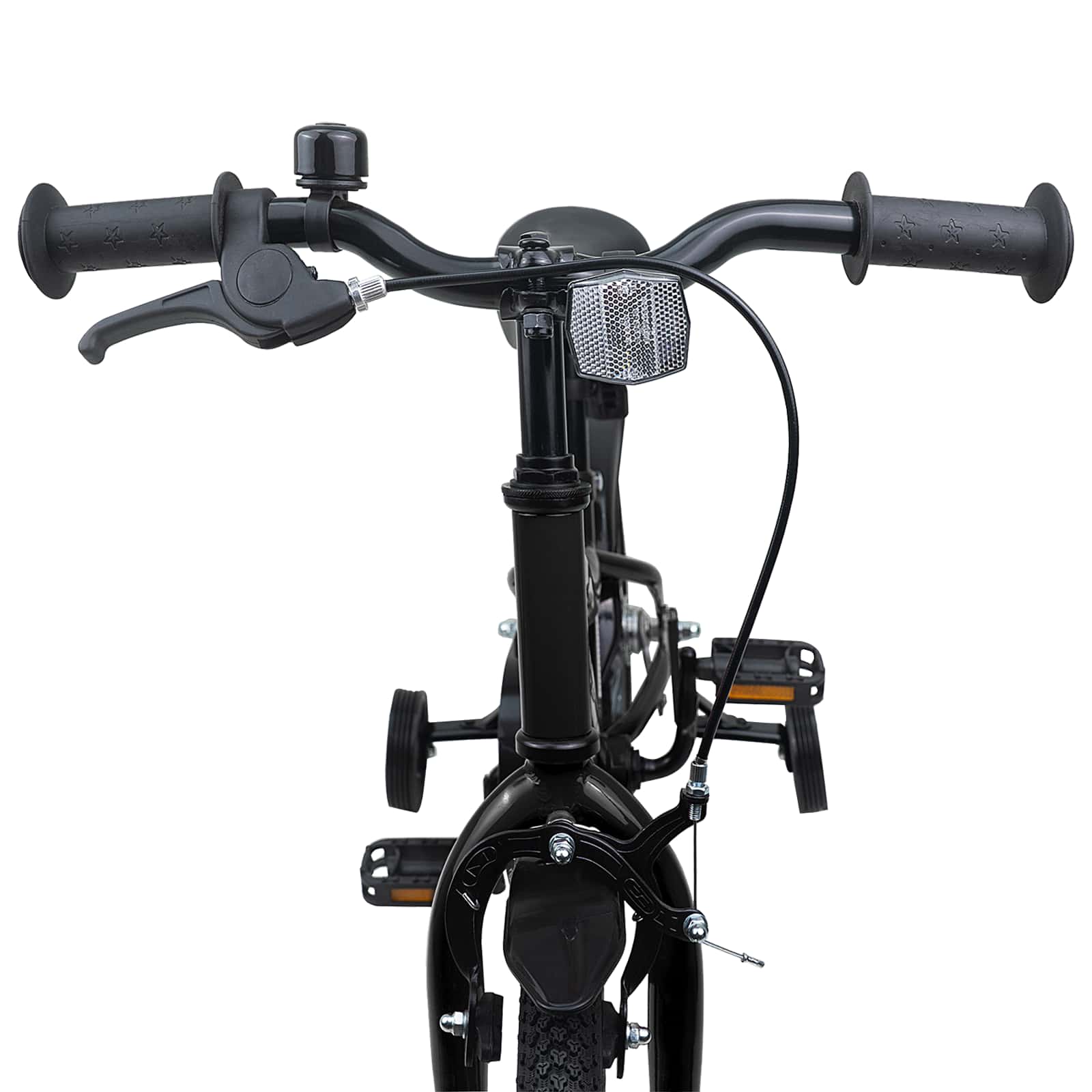vidaXL Kinderfiets 12 Inch voor 2-4 jaar oud Zwart