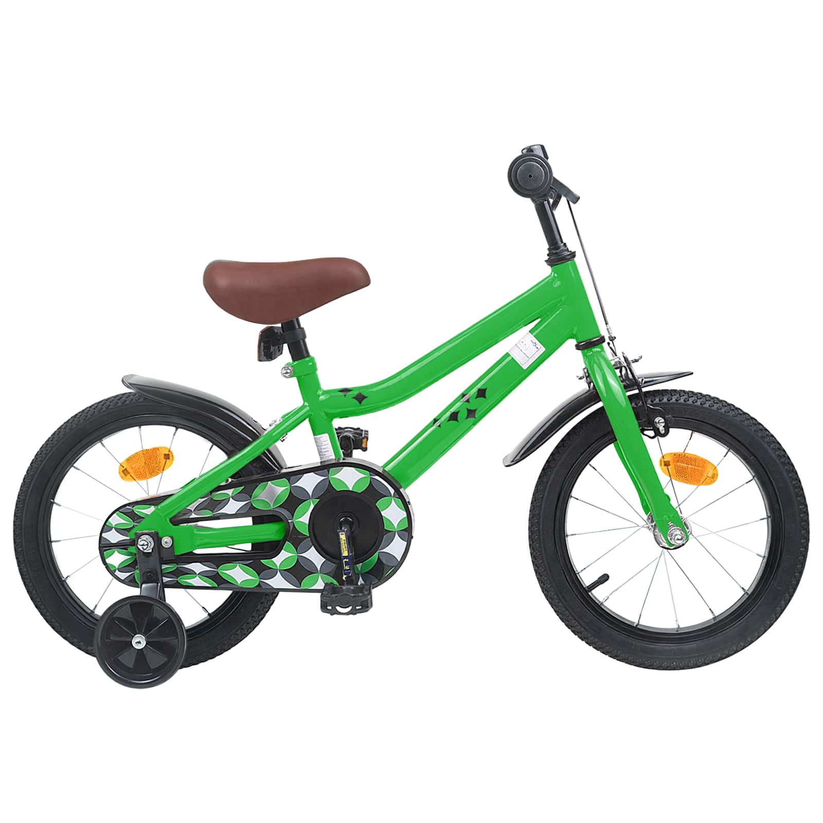 vidaXL Kinderfiets 12 Inch voor 2-4 jaar oud Zwart