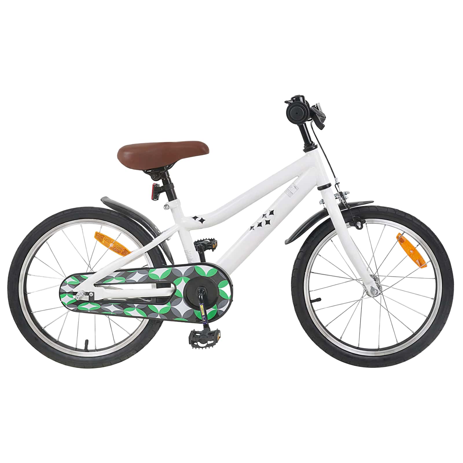 vidaXL Kinderfiets 12 Inch voor 2-4 jaar oud Zwart