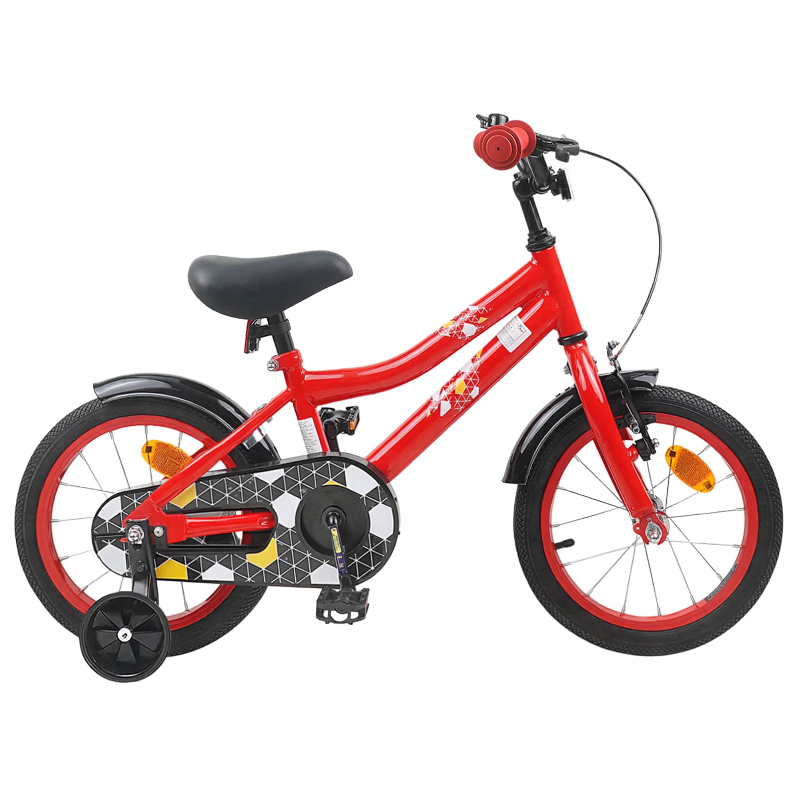 vidaXL Kinderfiets 20 Inch voor 6-11 jaar oud Zwart