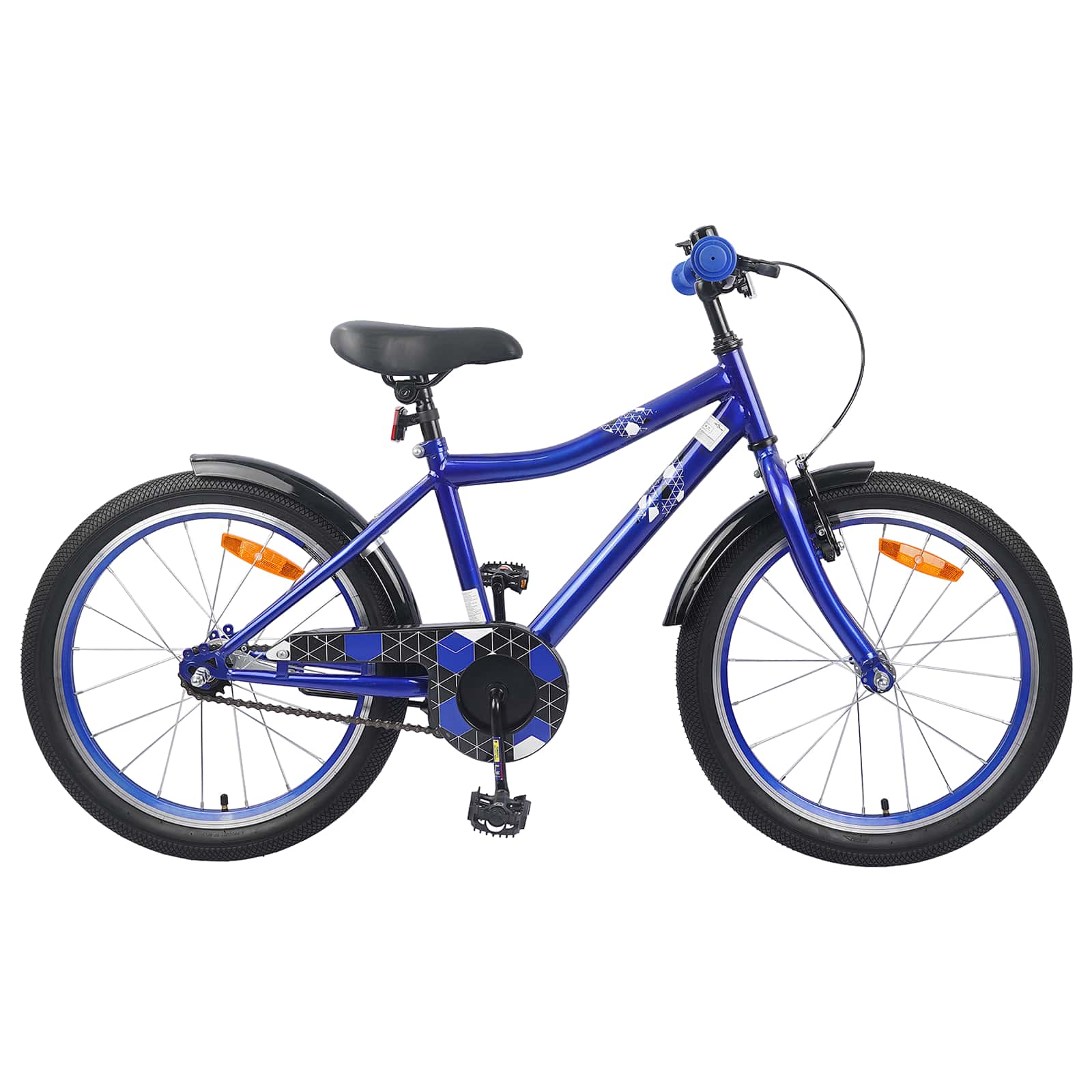 vidaXL Kinderfiets 20 Inch voor 6-11 jaar oud Zwart