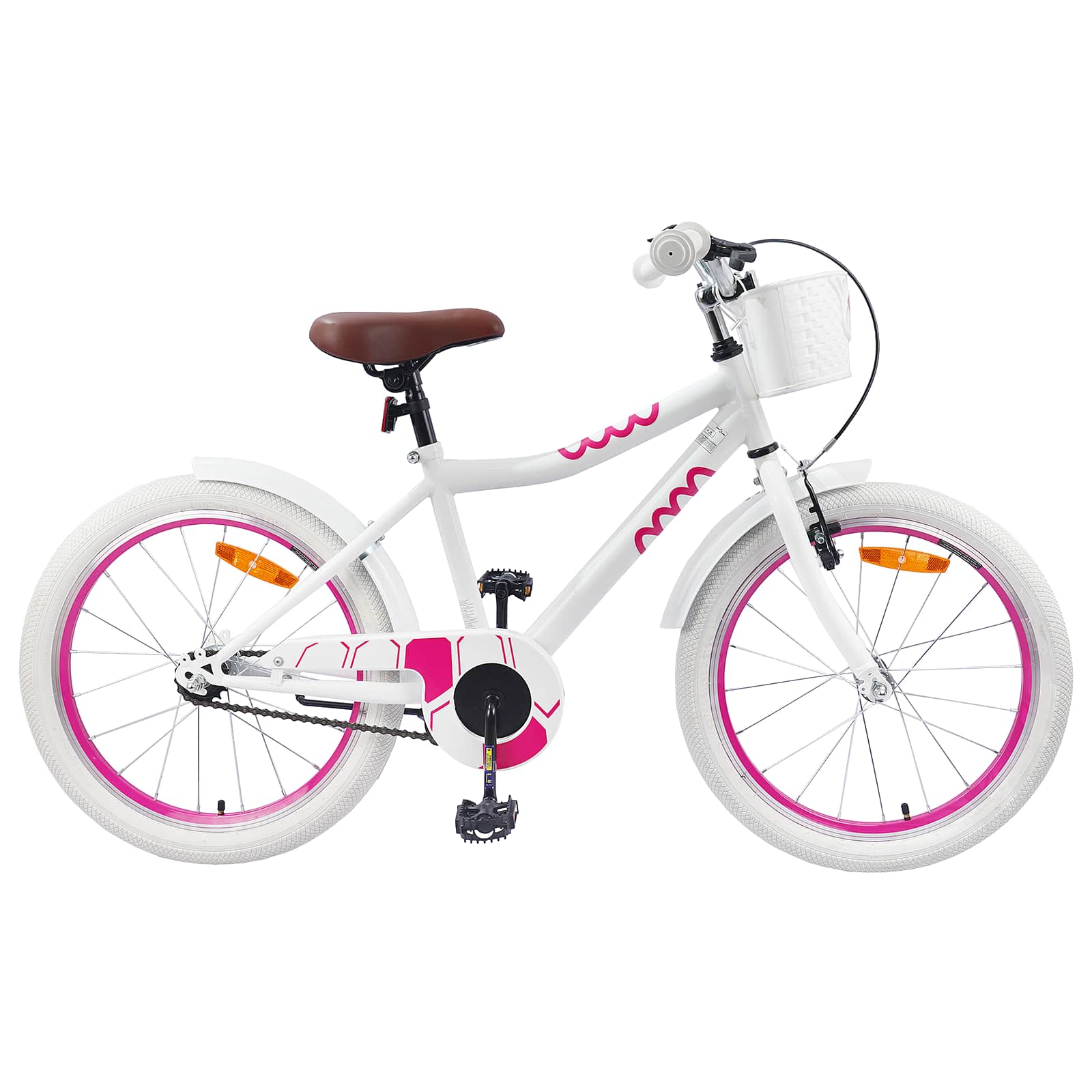 vidaXL Kinderfiets 20 Inch voor 6-11 jaar oud Roze