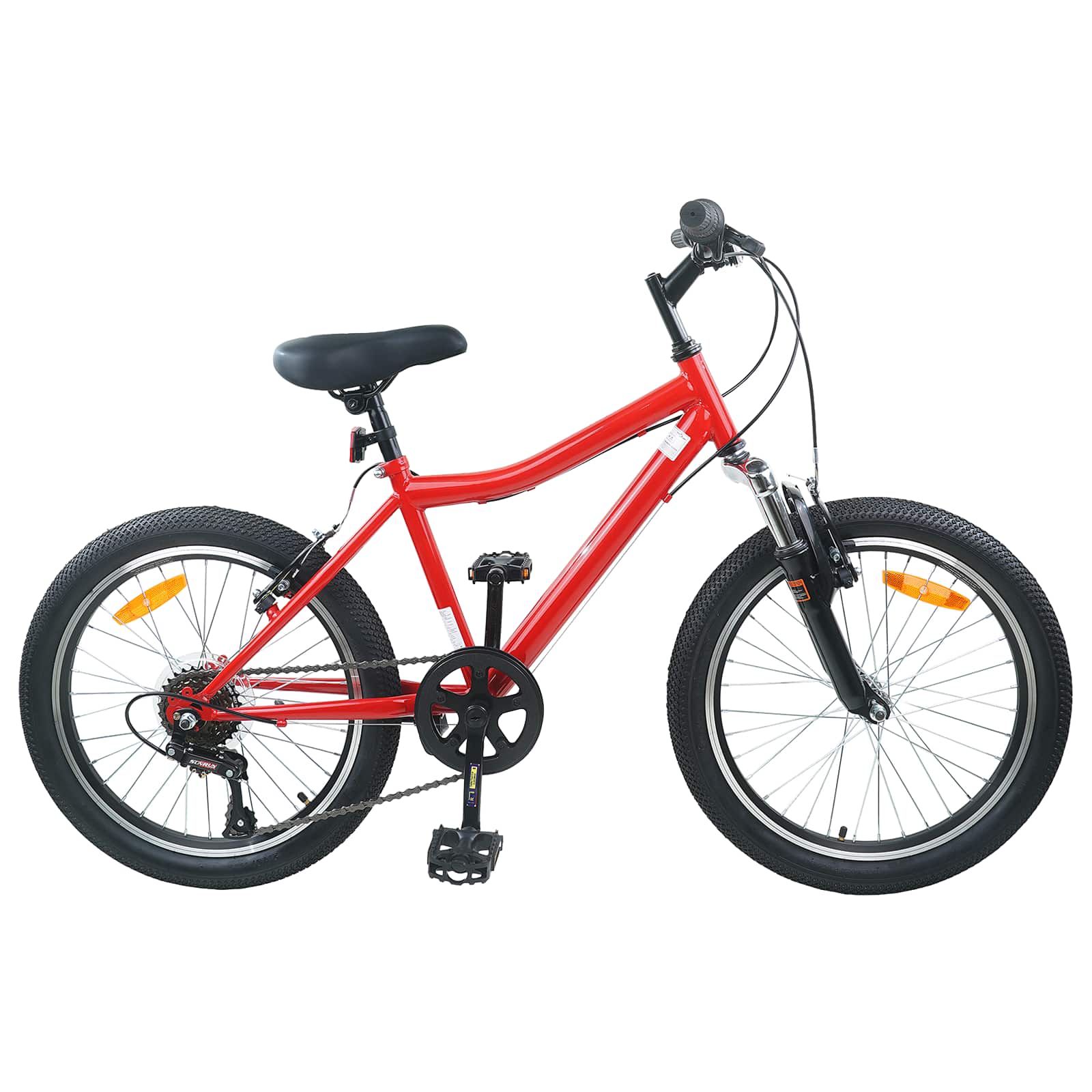 vidaXL Kinderfiets 24 Inch 6-Speed voor 8-12 jaar oud Rood