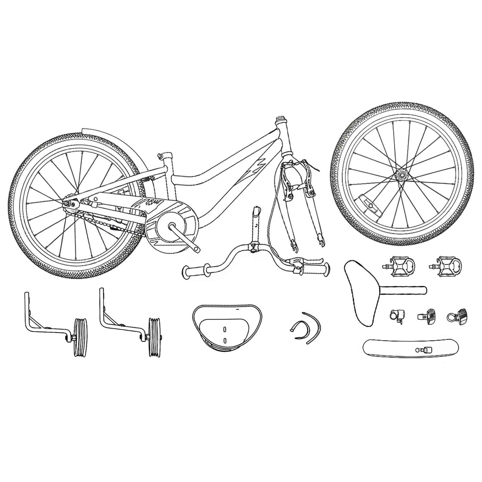 vidaXL 20 Inch 6-11