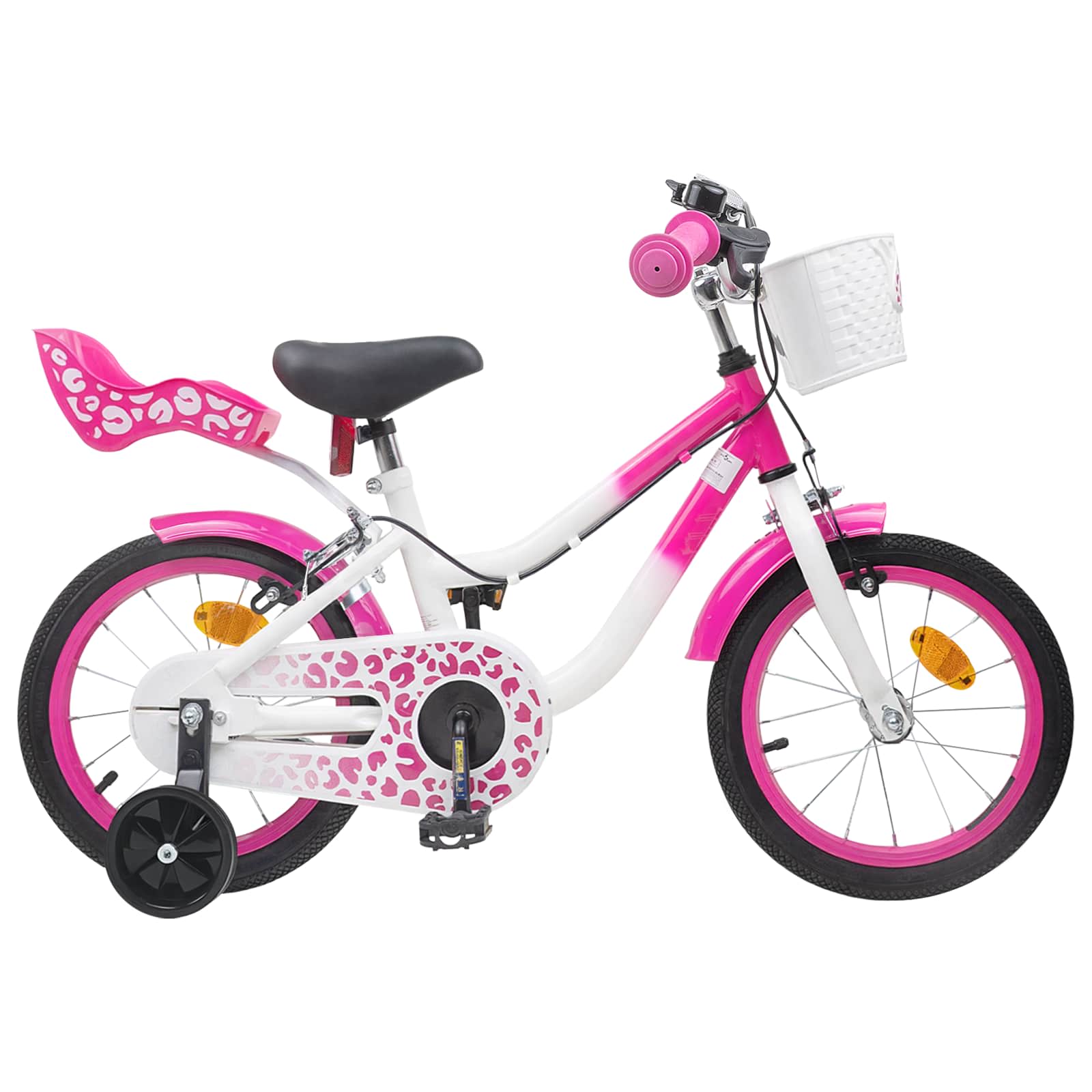 vidaXL Kinderfiets 20 Inch voor 6-11 jaar oud Donkerroze