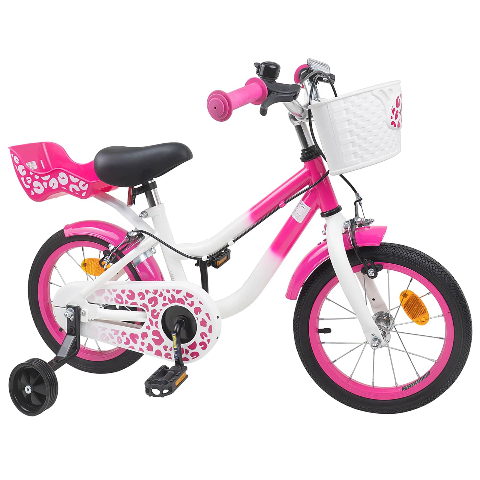 vidaXL Kinderfiets 20 Inch voor 6-11 jaar oud Donkerroze